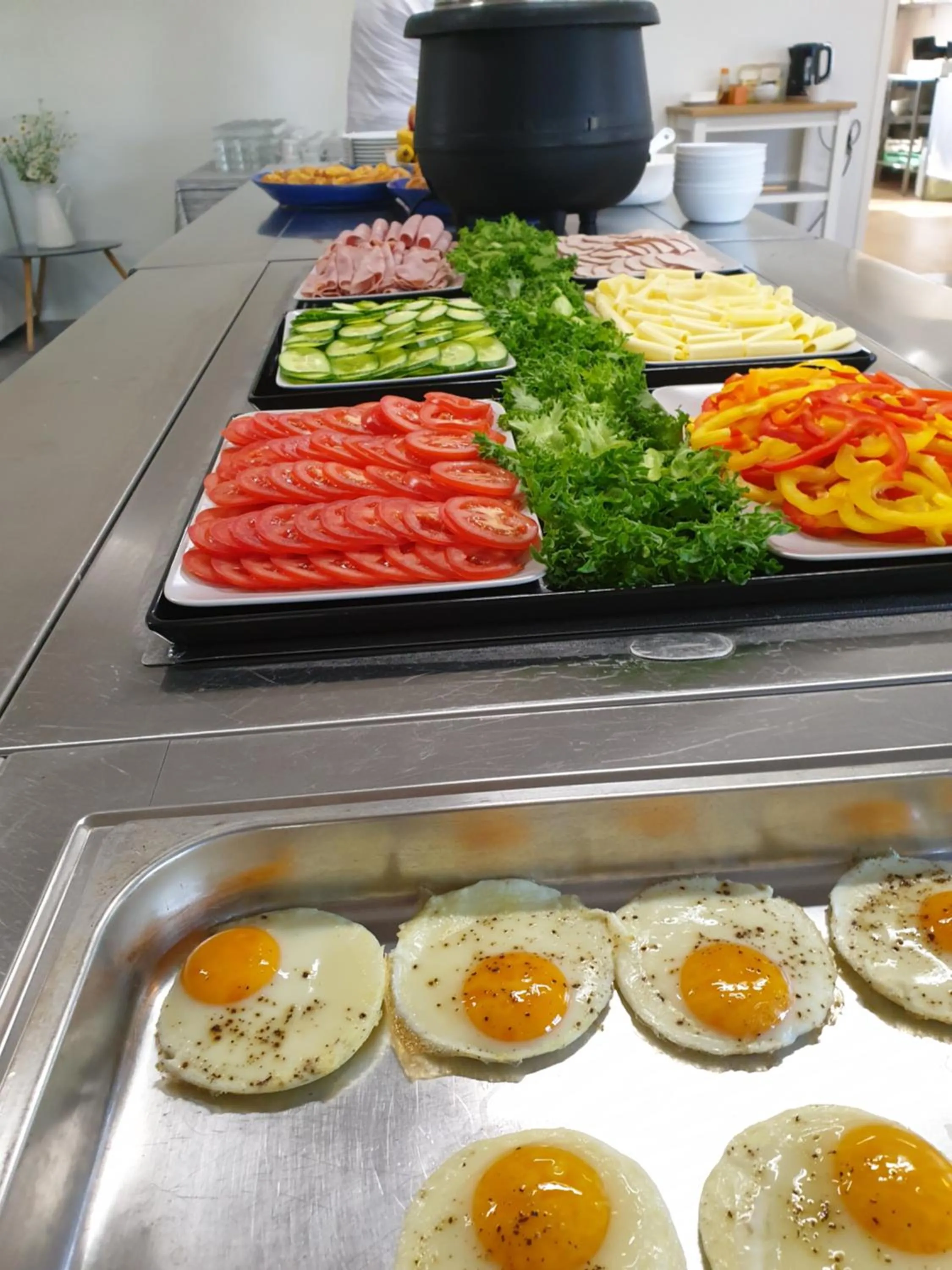 Buffet breakfast in Norppa Resort
