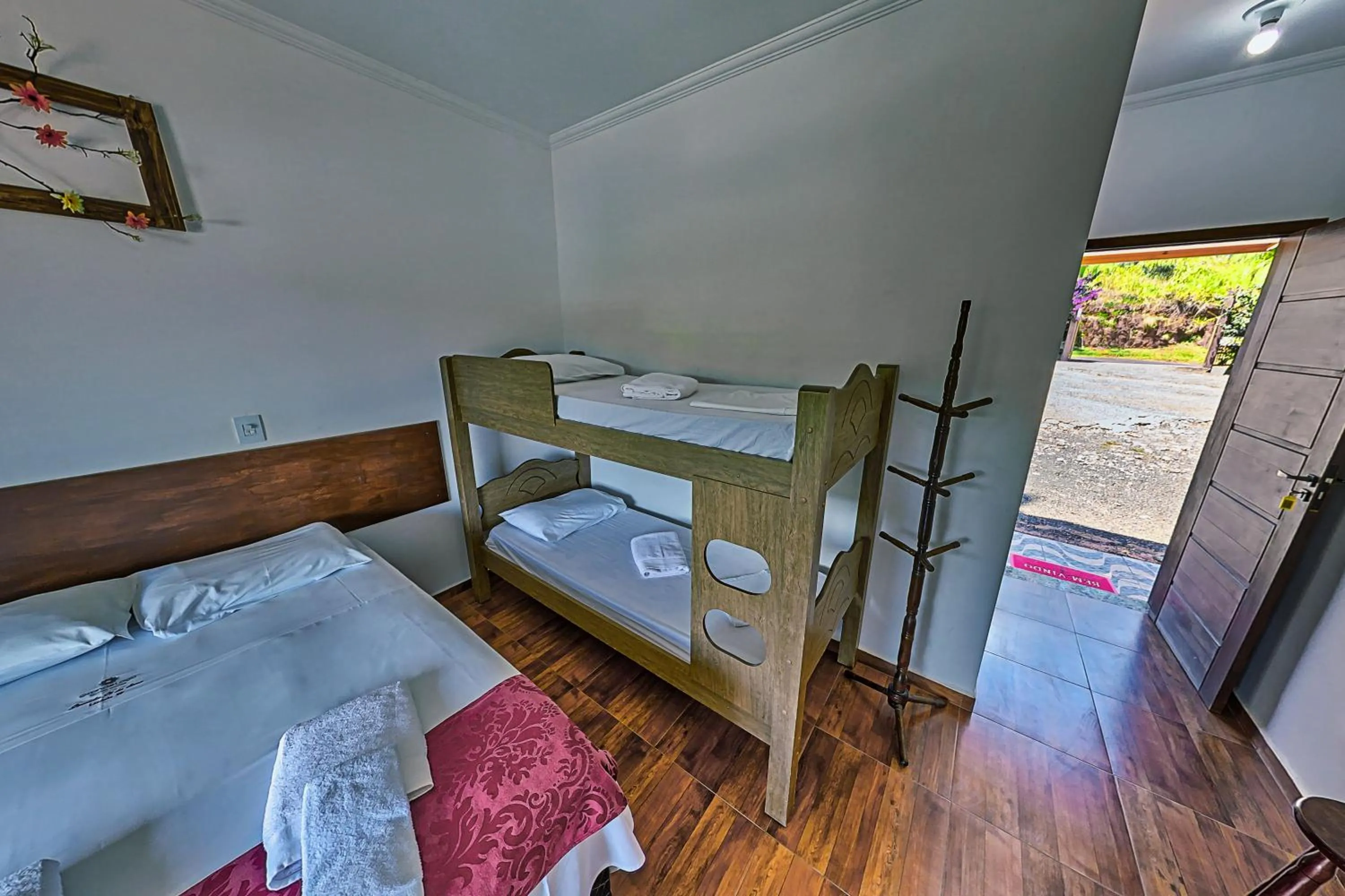 Bed in Pousada Pé da Serra