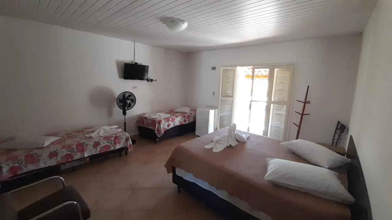 Bed in Pousada Pé da Serra