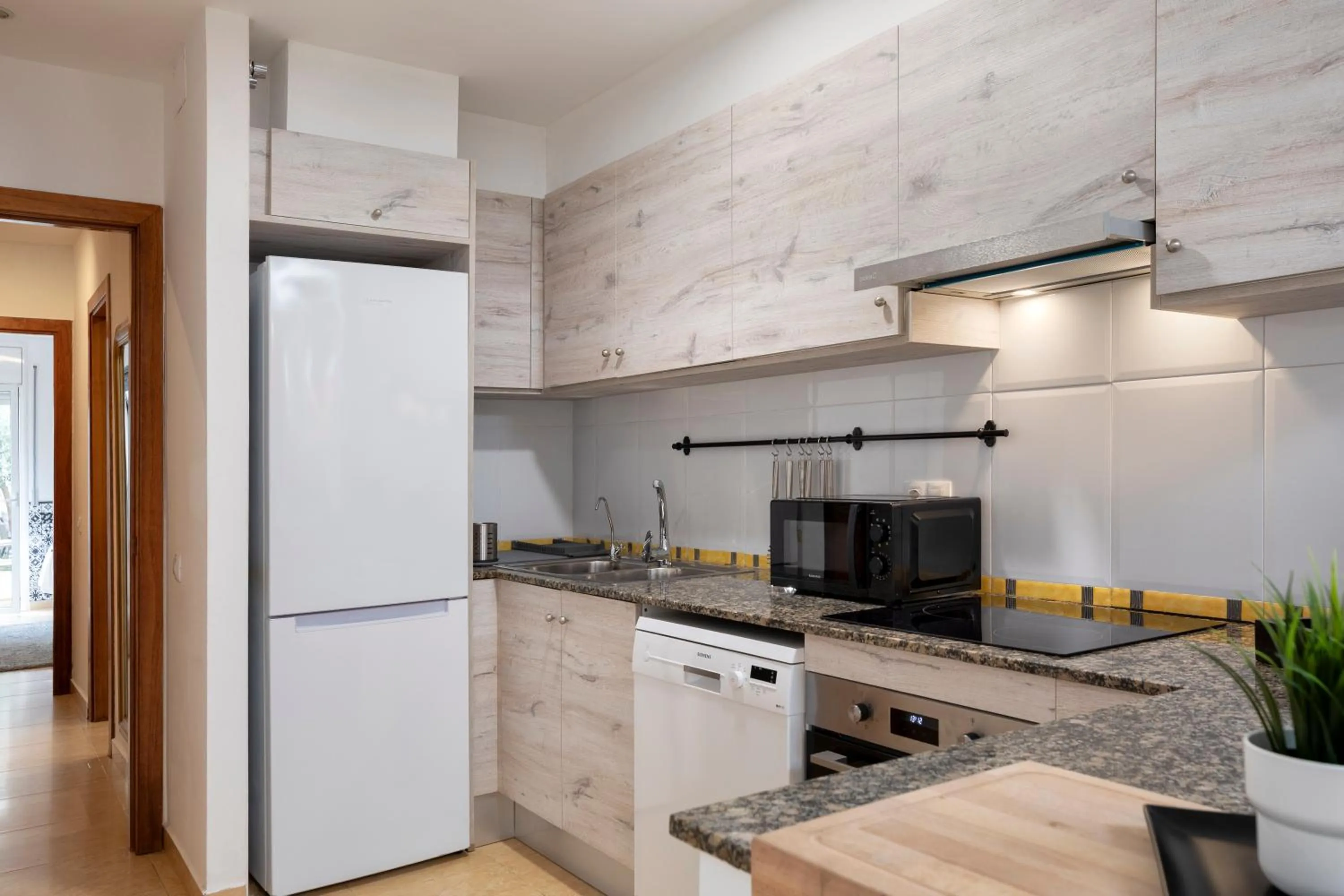Kitchen or kitchenette in Carme -Alojamiento céntrico en Girona