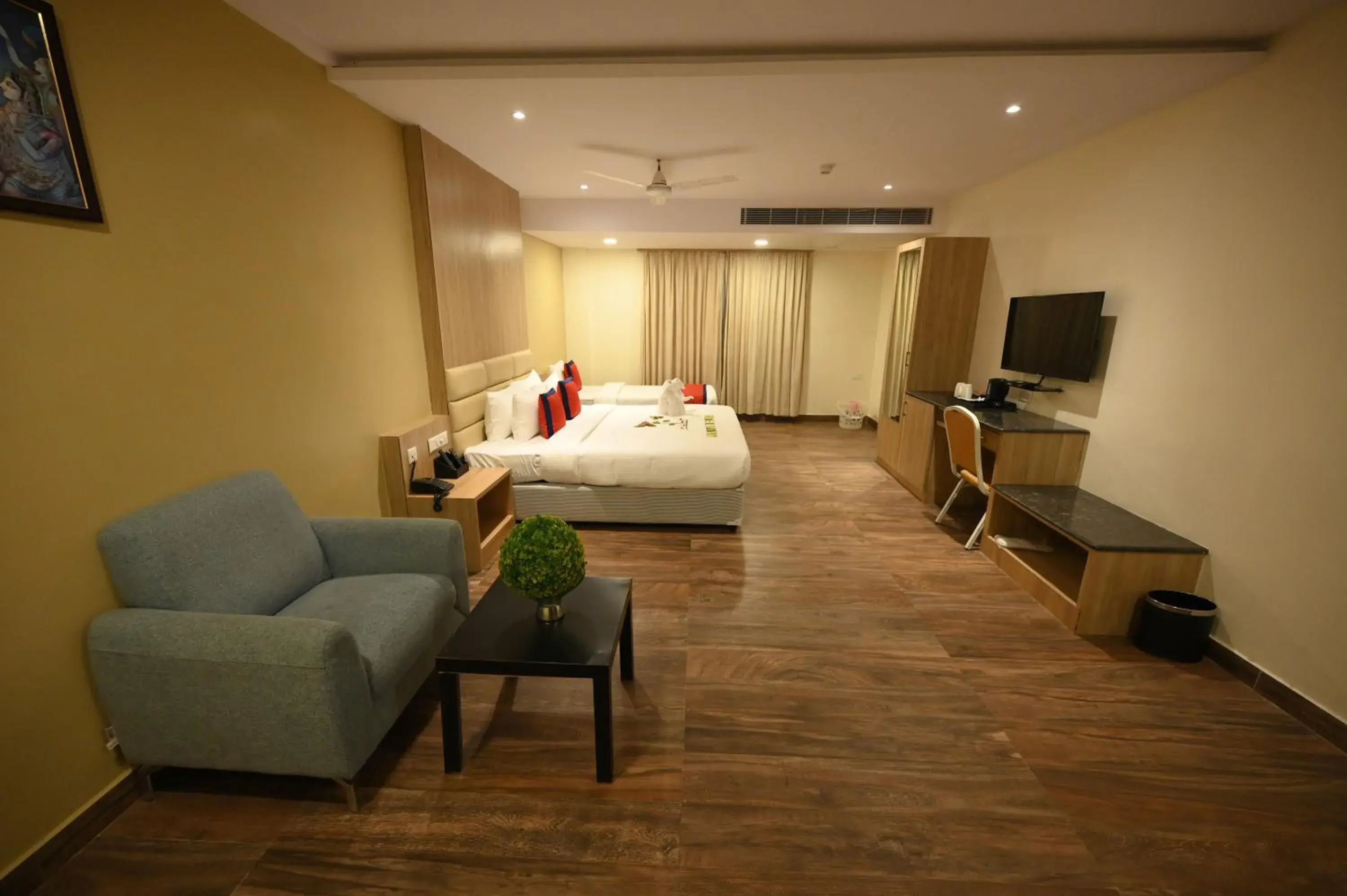Bed in Spree One Resort And Convention Annavaram Bed in Spree One Resort And Convention Annavaram