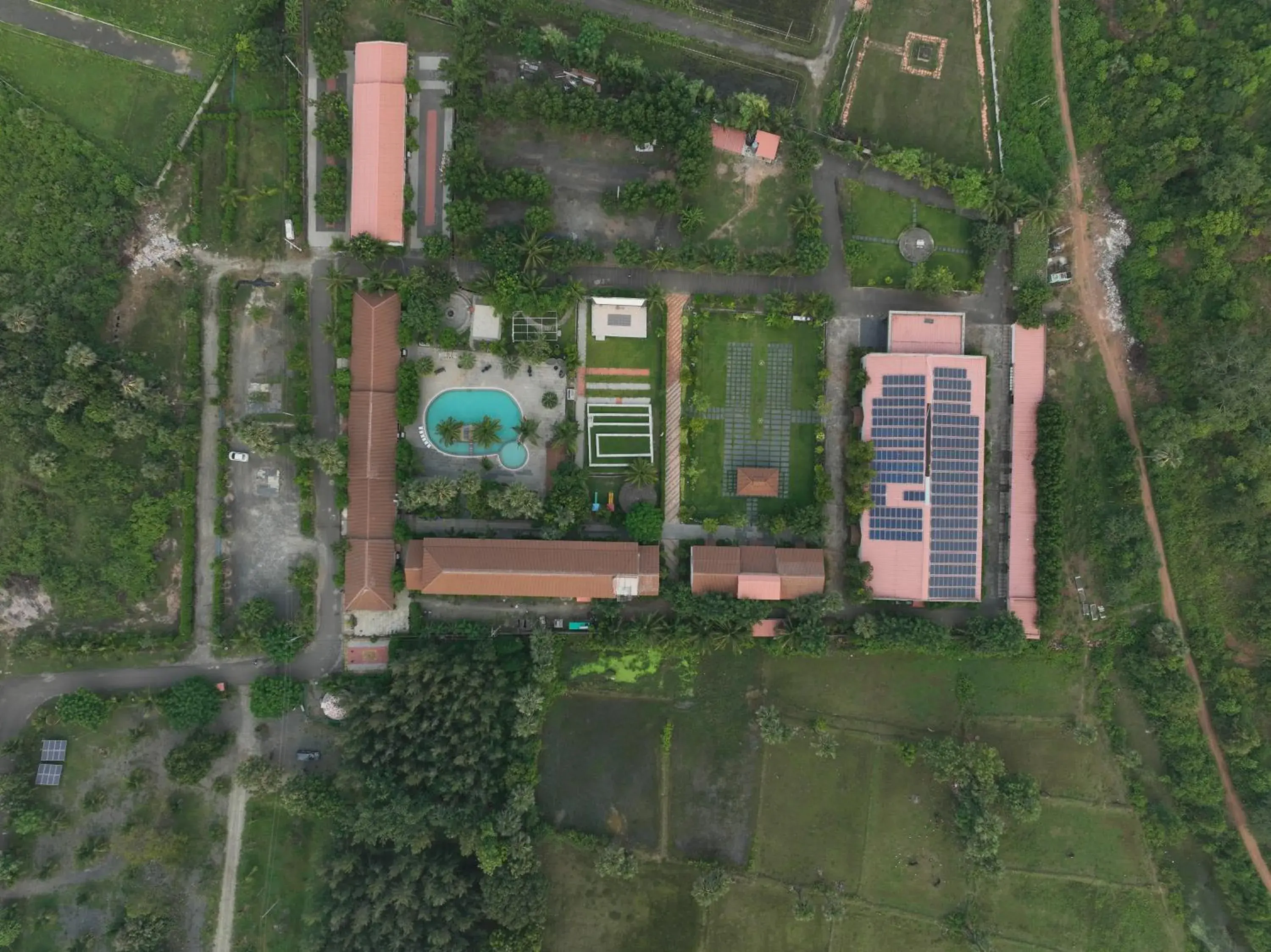 Bird's eye view in Spree One Resort And Convention Annavaram Bird's eye view in Spree One Resort And Convention Annavaram