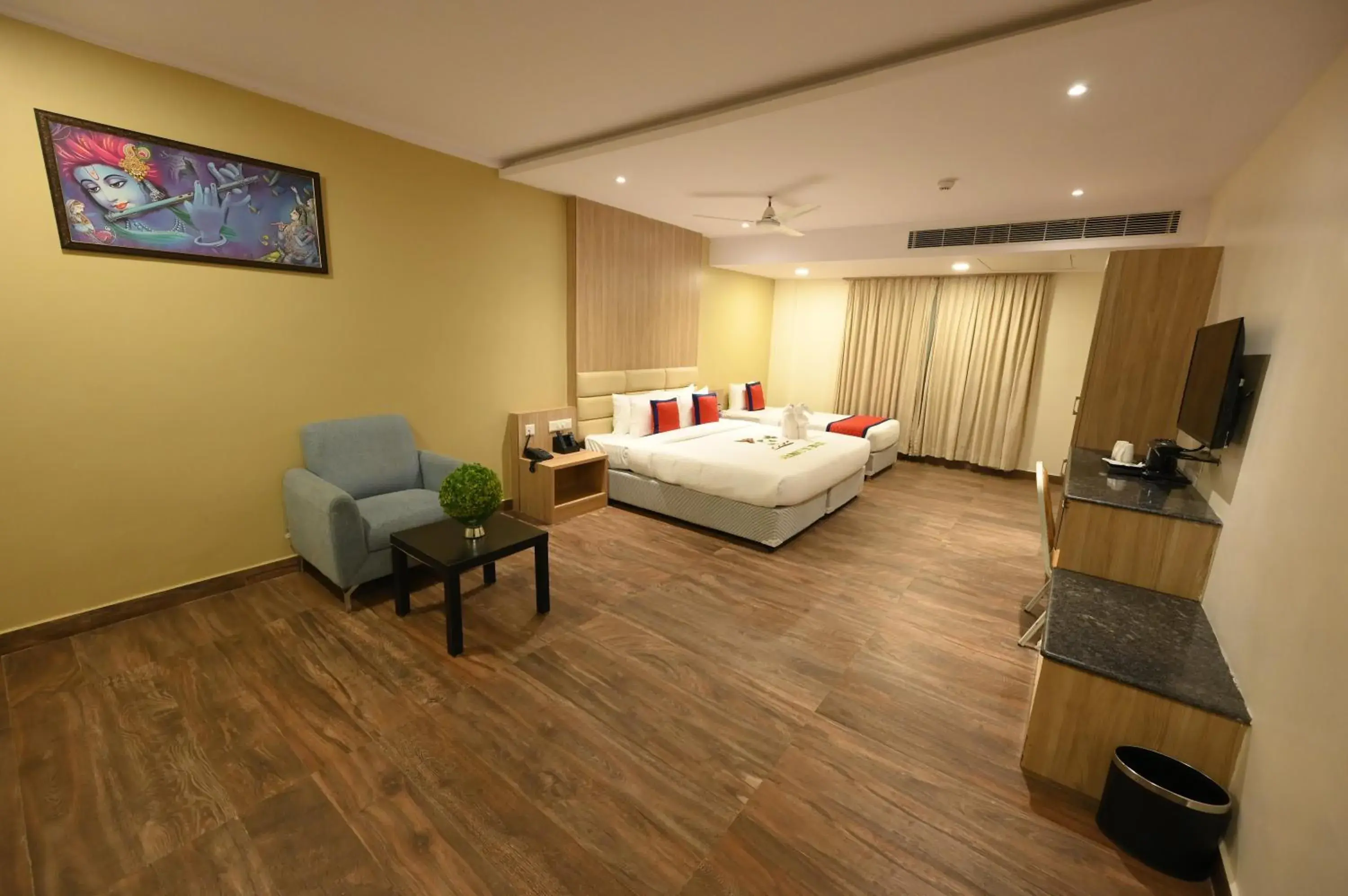 Bed in Spree One Resort And Convention Annavaram Bed in Spree One Resort And Convention Annavaram