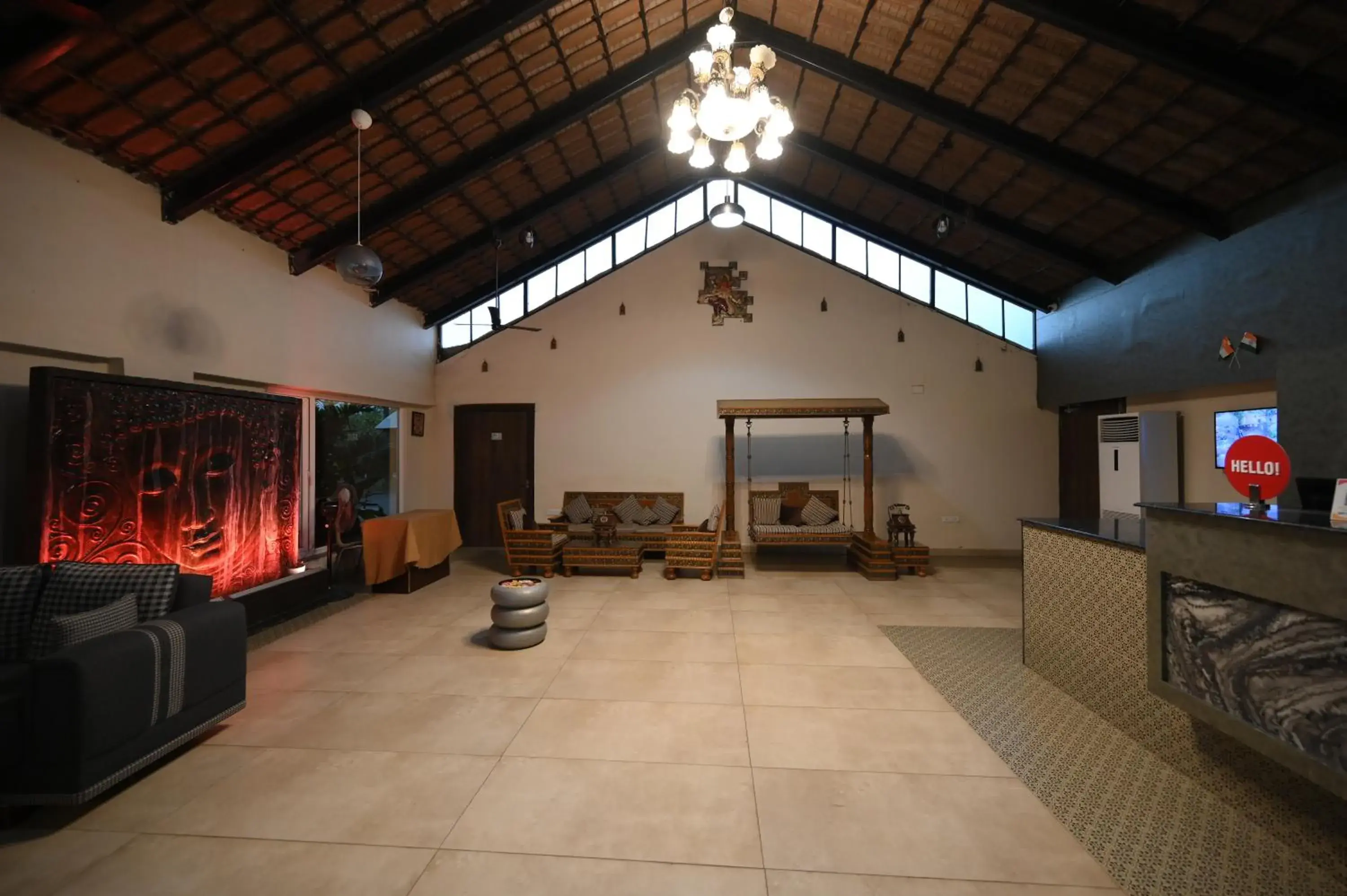 Lobby or reception in Spree One Resort And Convention Annavaram Lobby or reception in Spree One Resort And Convention Annavaram