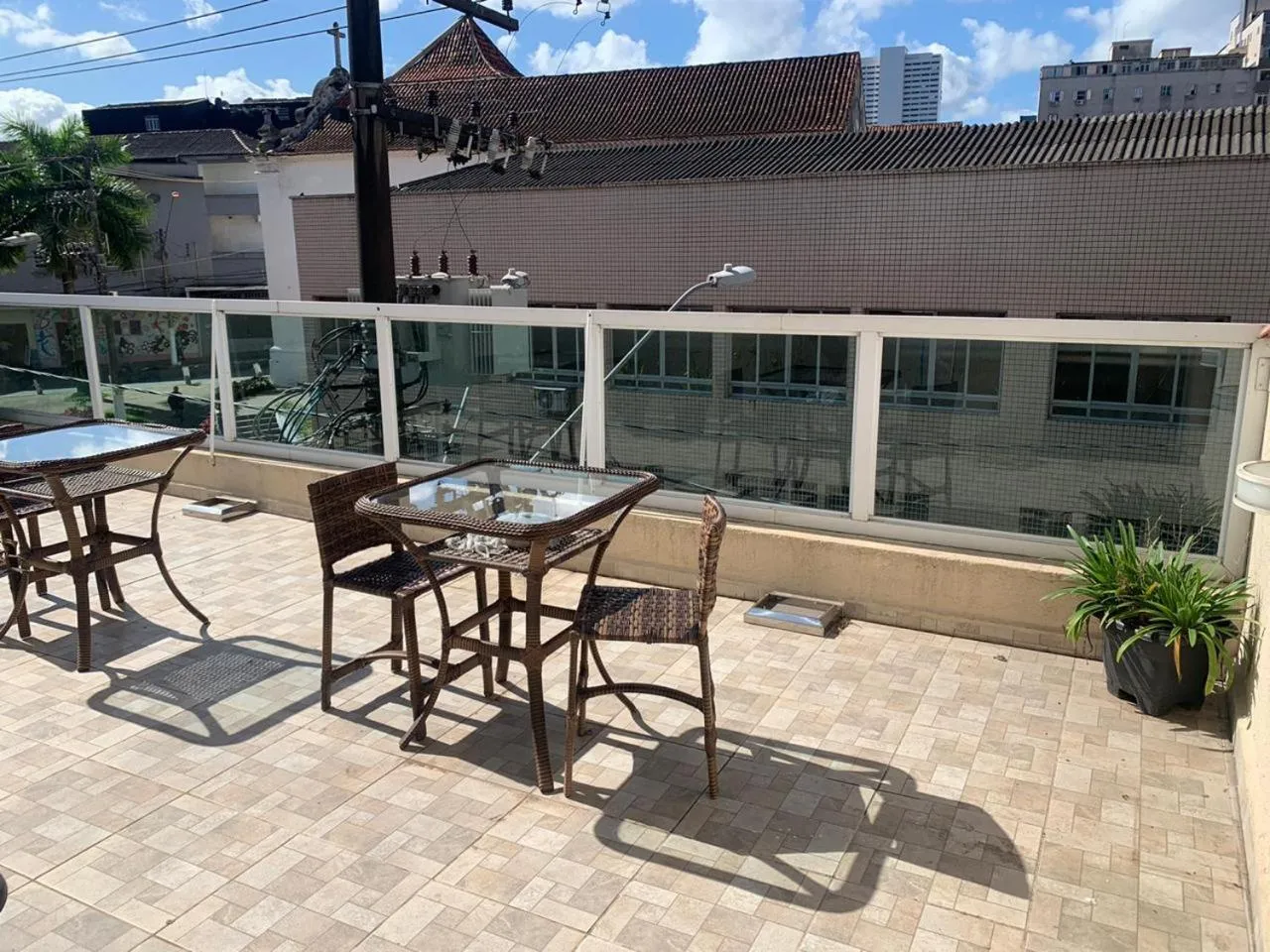 Balcony/Terrace in Hotel e Pousada Areia da Praia