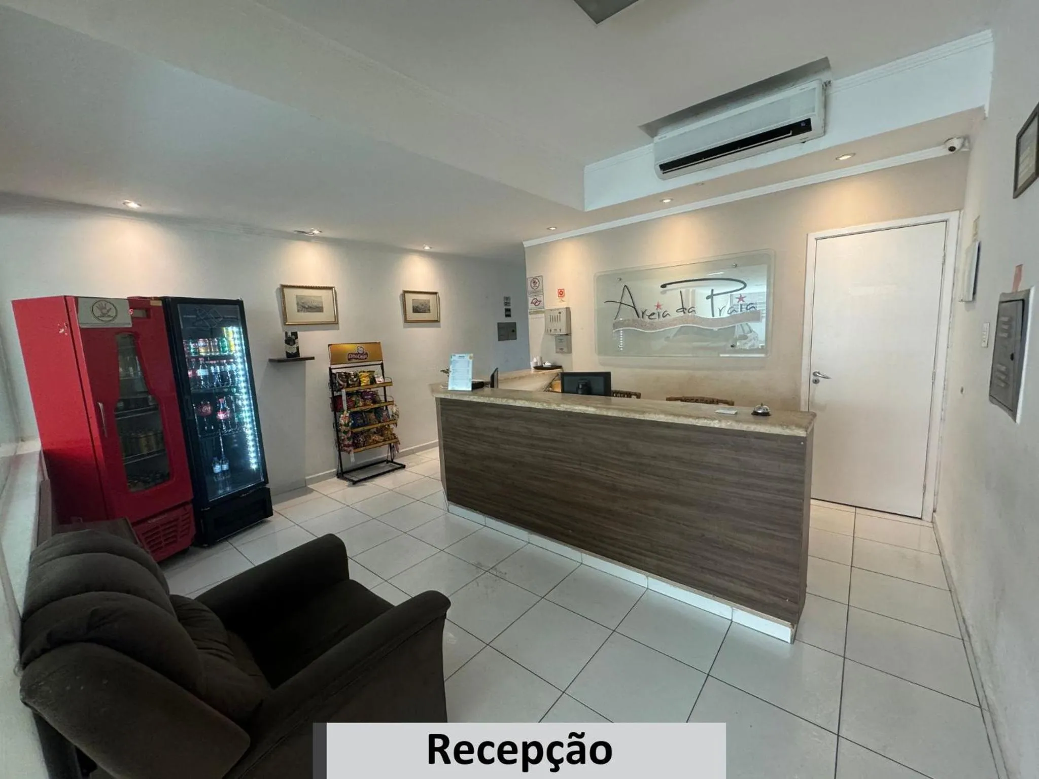 Lobby or reception in Hotel e Pousada Areia da Praia