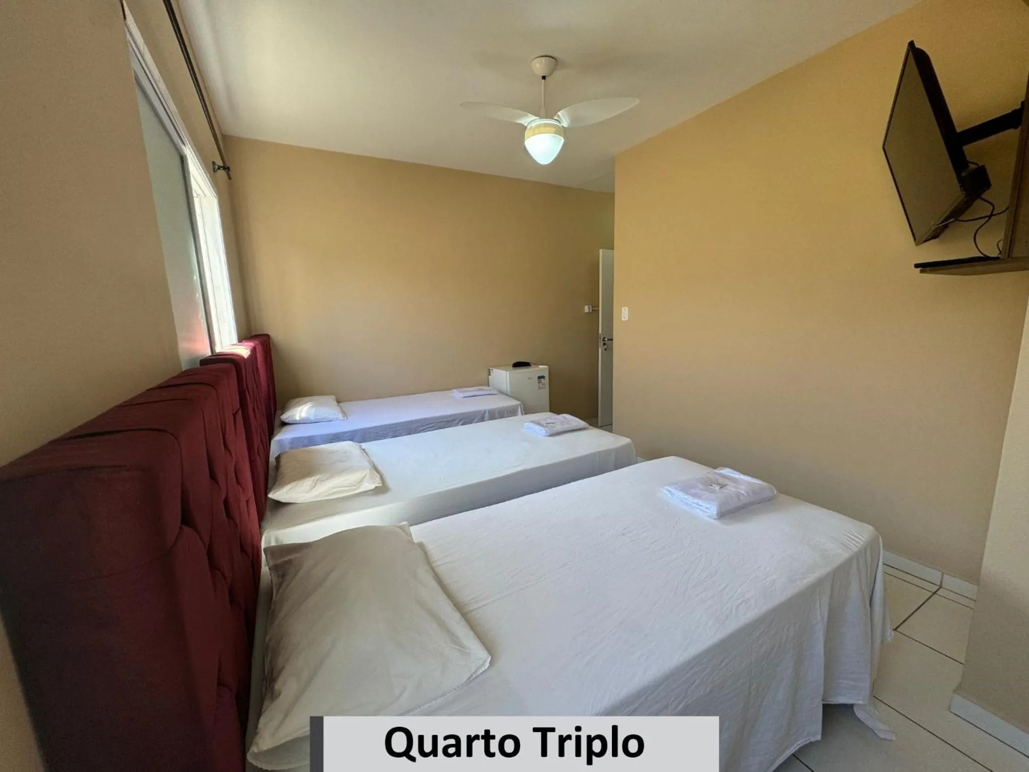 Bedroom, Bed in Hotel e Pousada Areia da Praia
