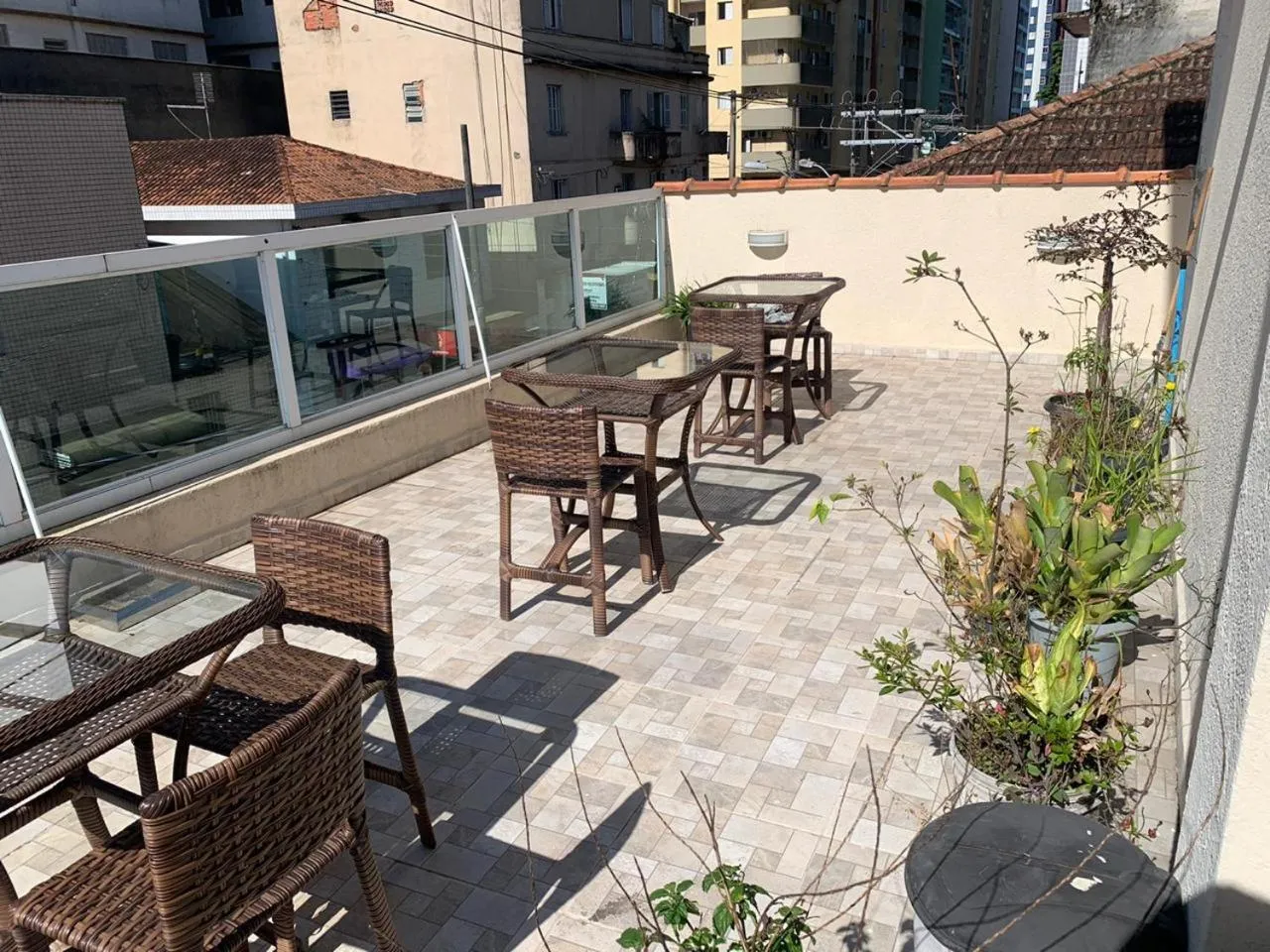Balcony/Terrace in Hotel e Pousada Areia da Praia