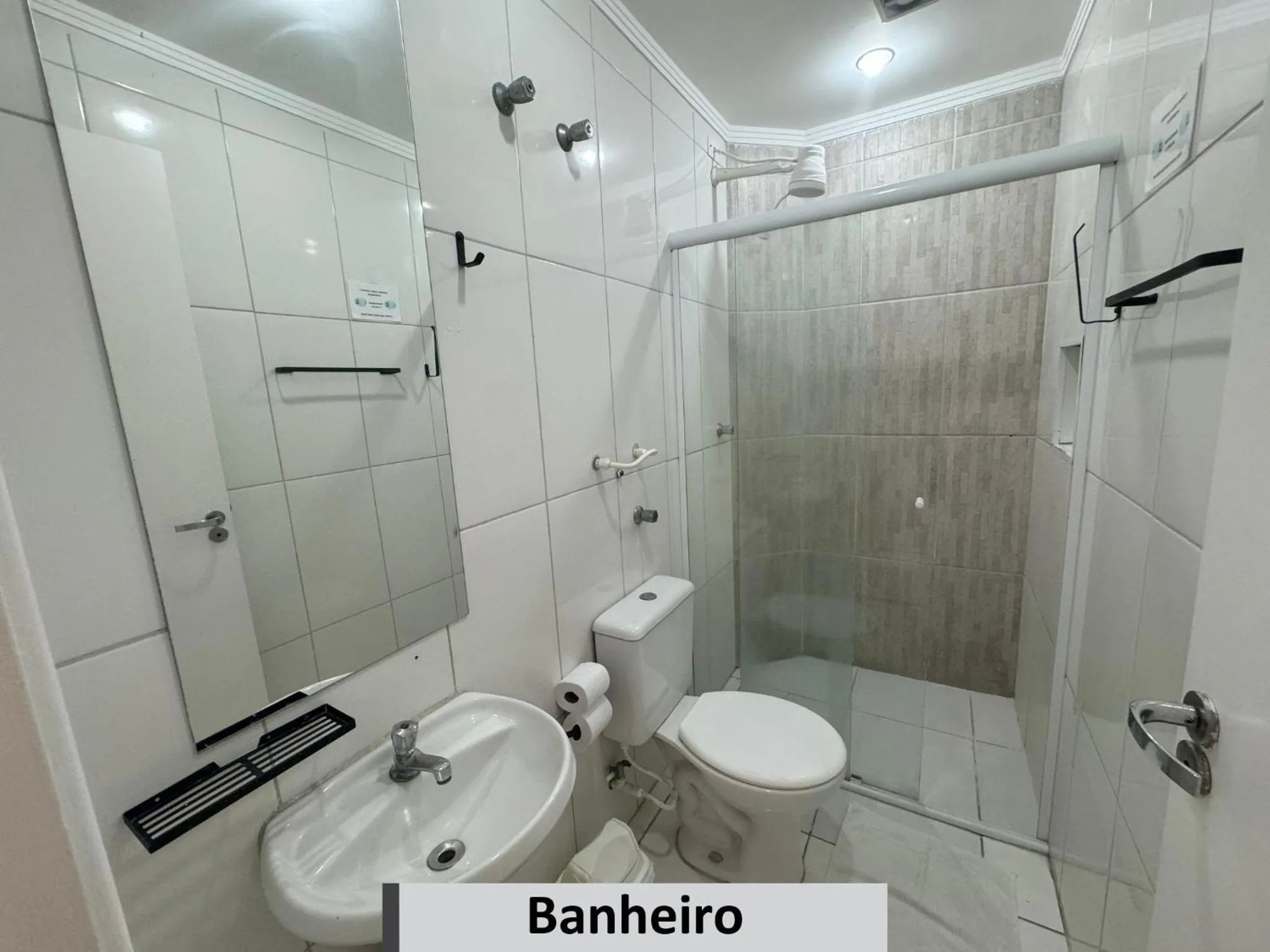 Bathroom in Hotel e Pousada Areia da Praia