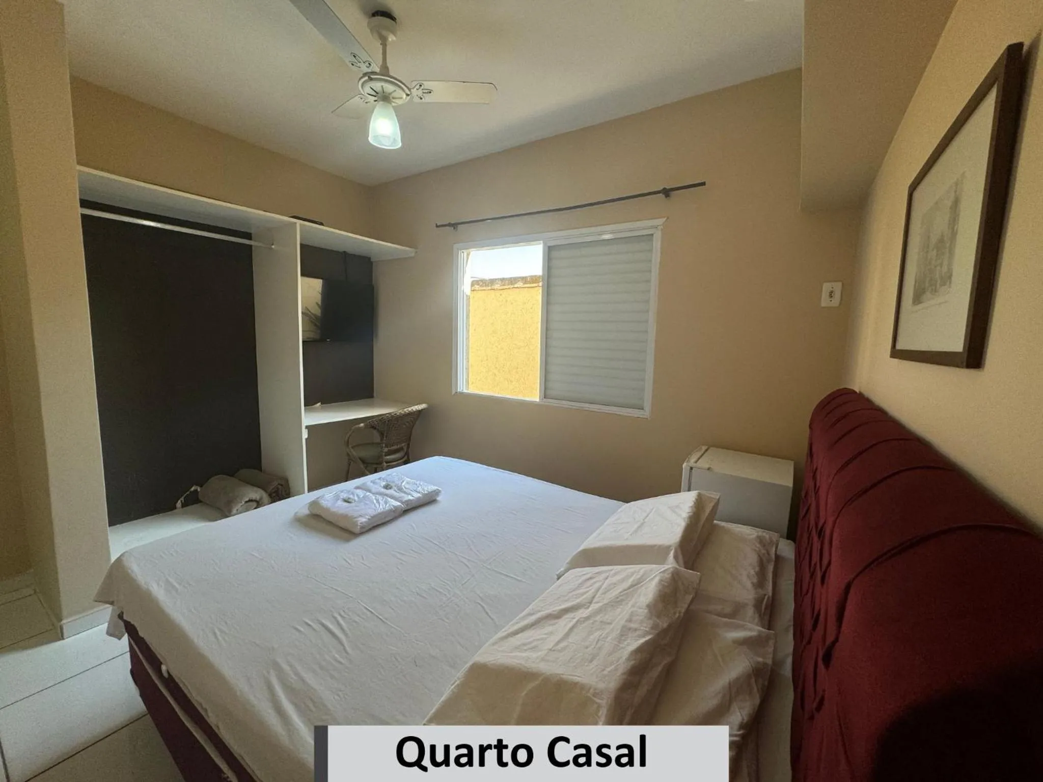Bedroom, Bed in Hotel e Pousada Areia da Praia