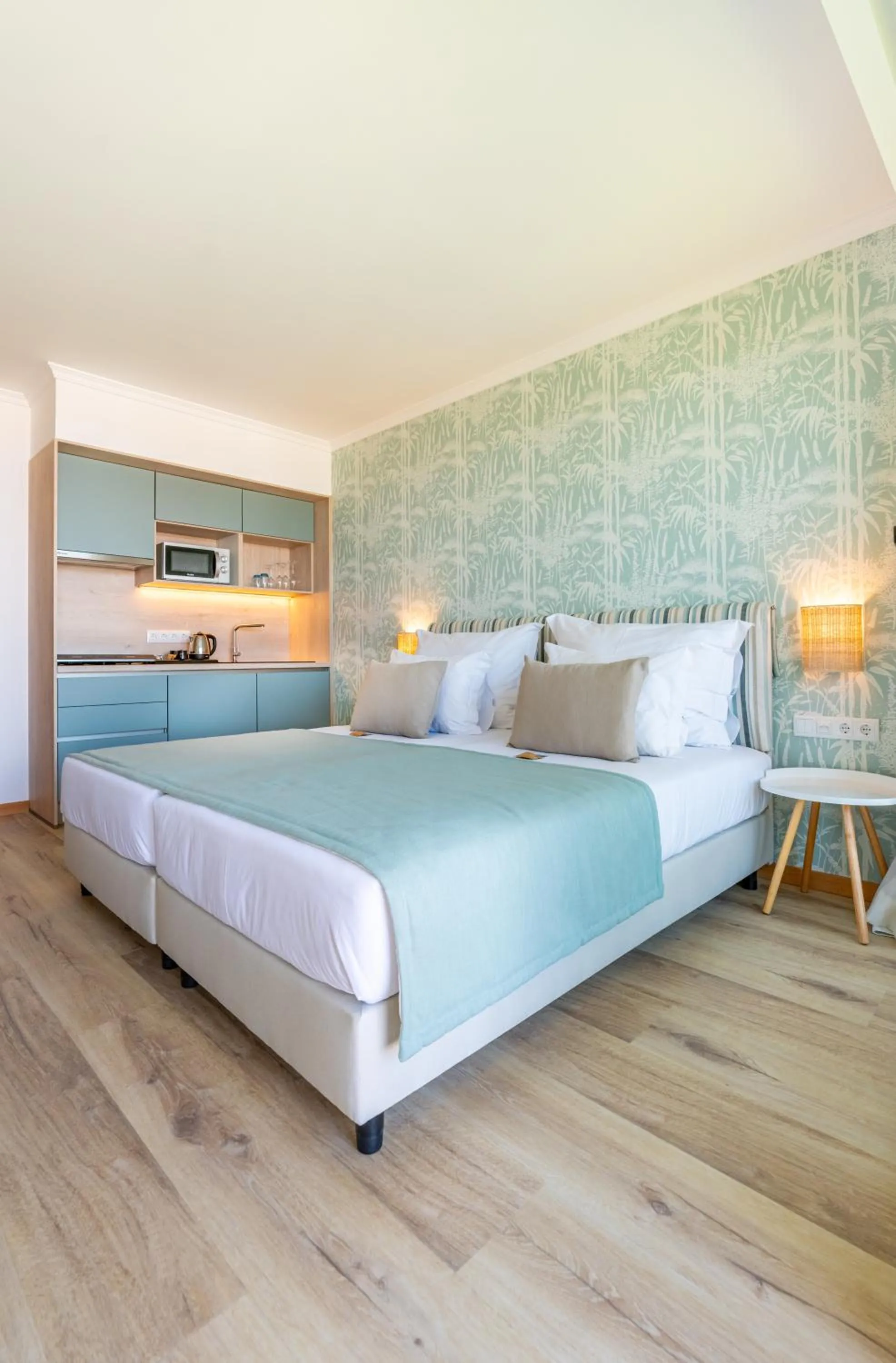 Bed in Studios by Aqua Natura Hotels