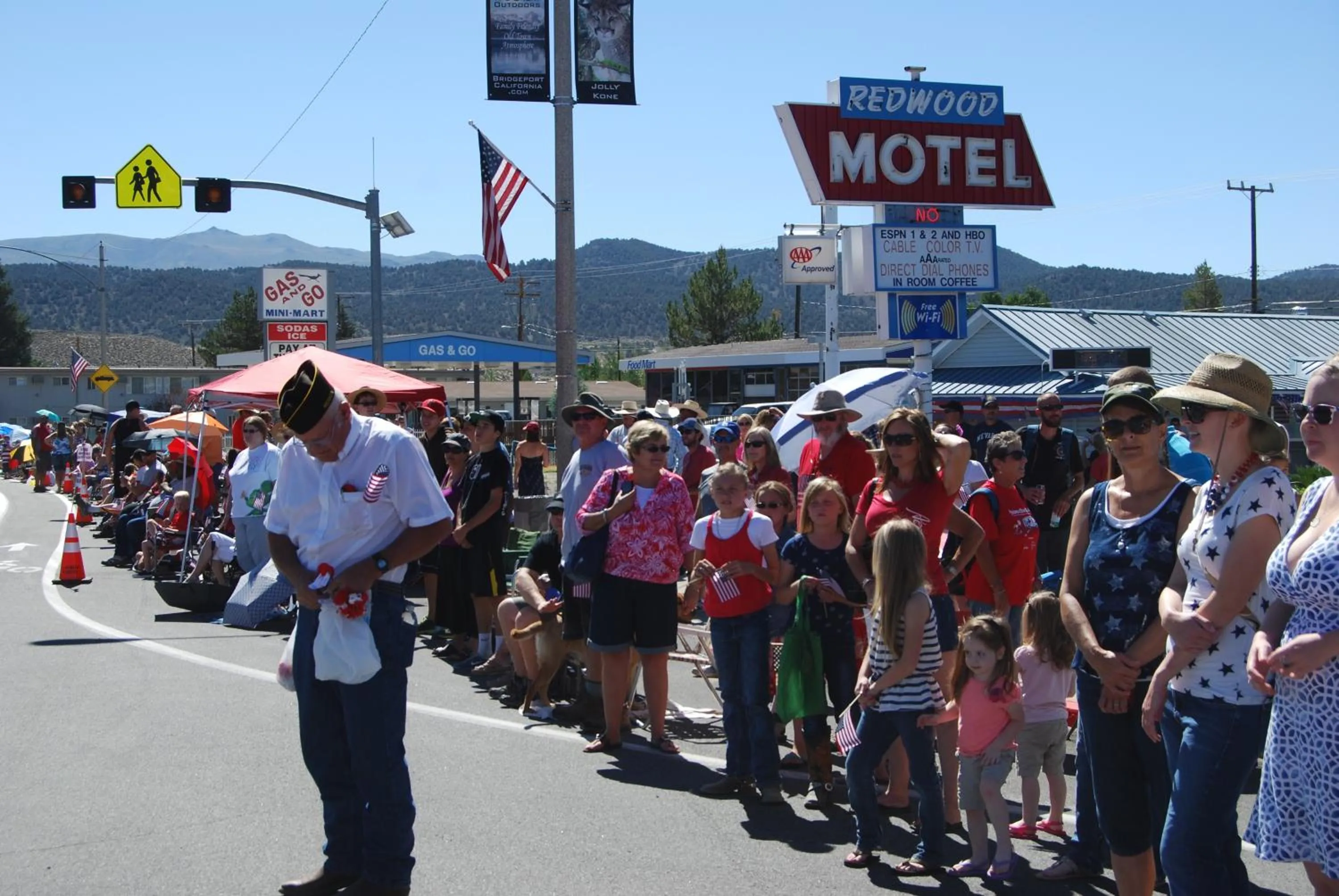 Day in Redwood Motel