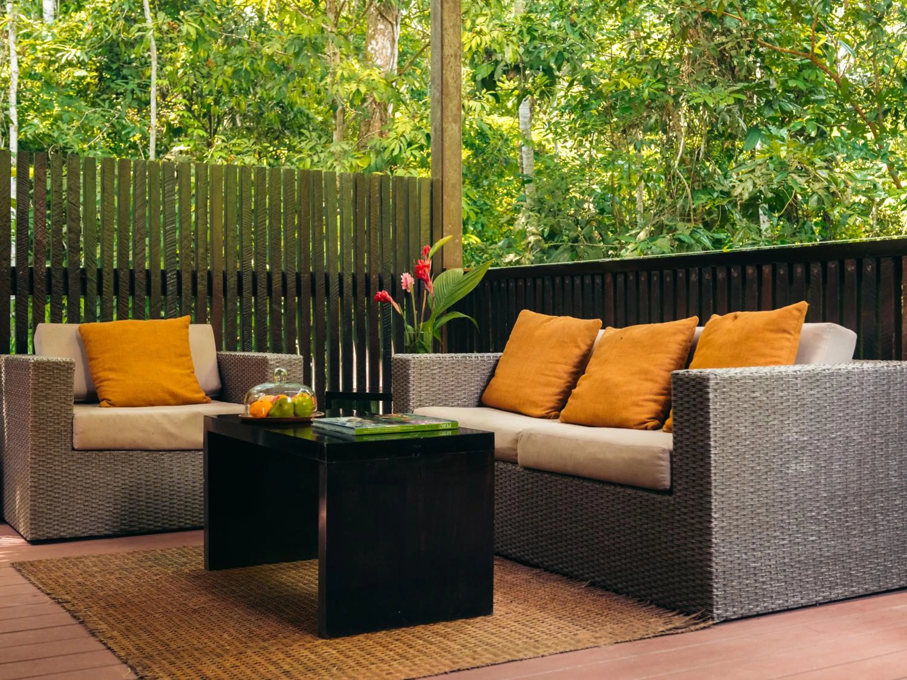 Balcony/Terrace in Refugio Amazonas Lodge