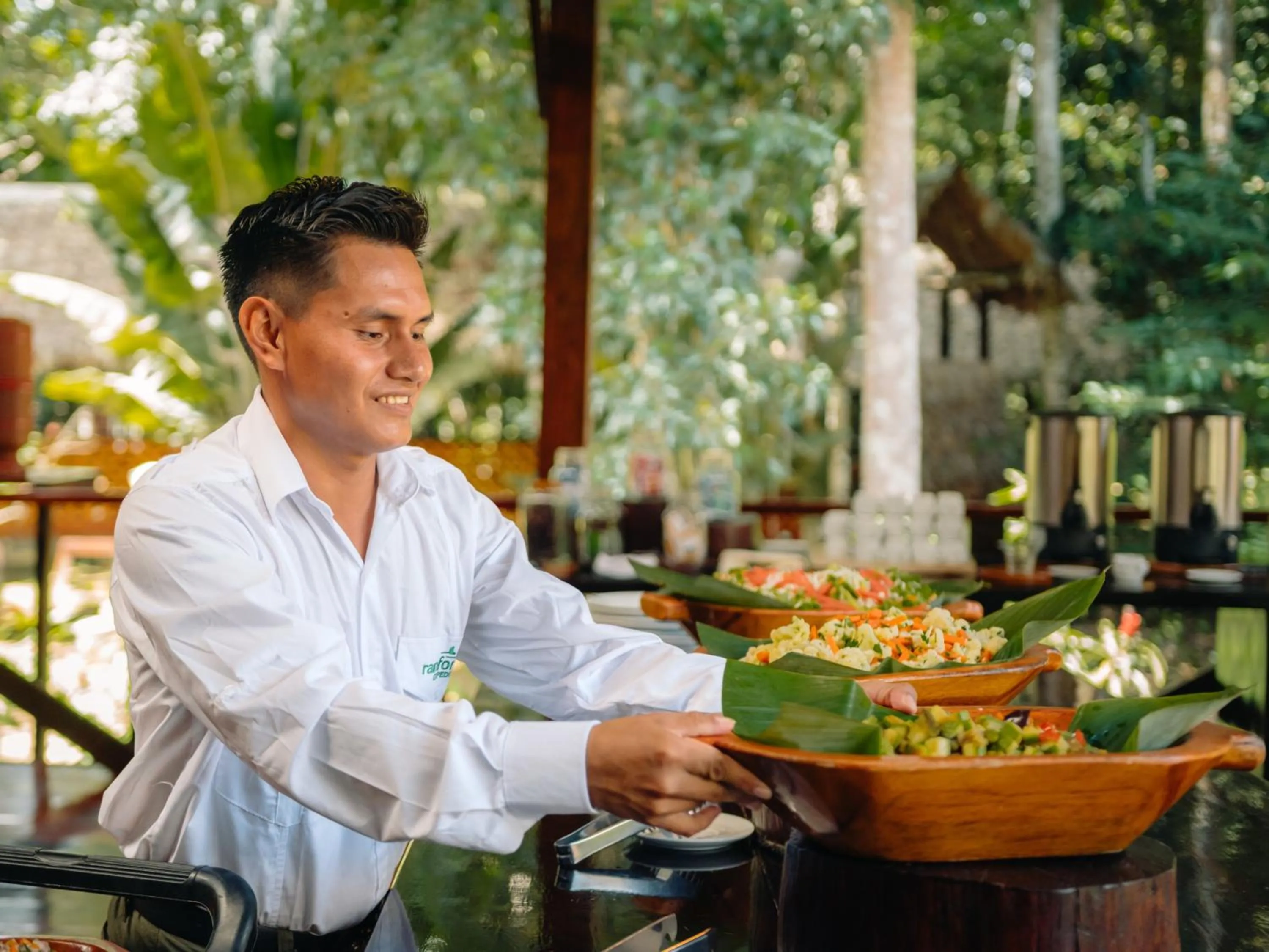 Food and drinks in Refugio Amazonas Lodge