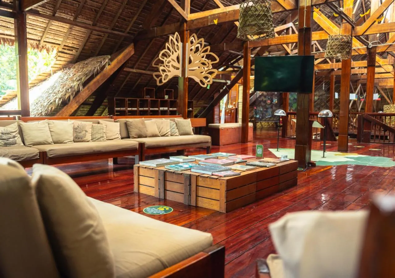 Lobby or reception in Refugio Amazonas Lodge