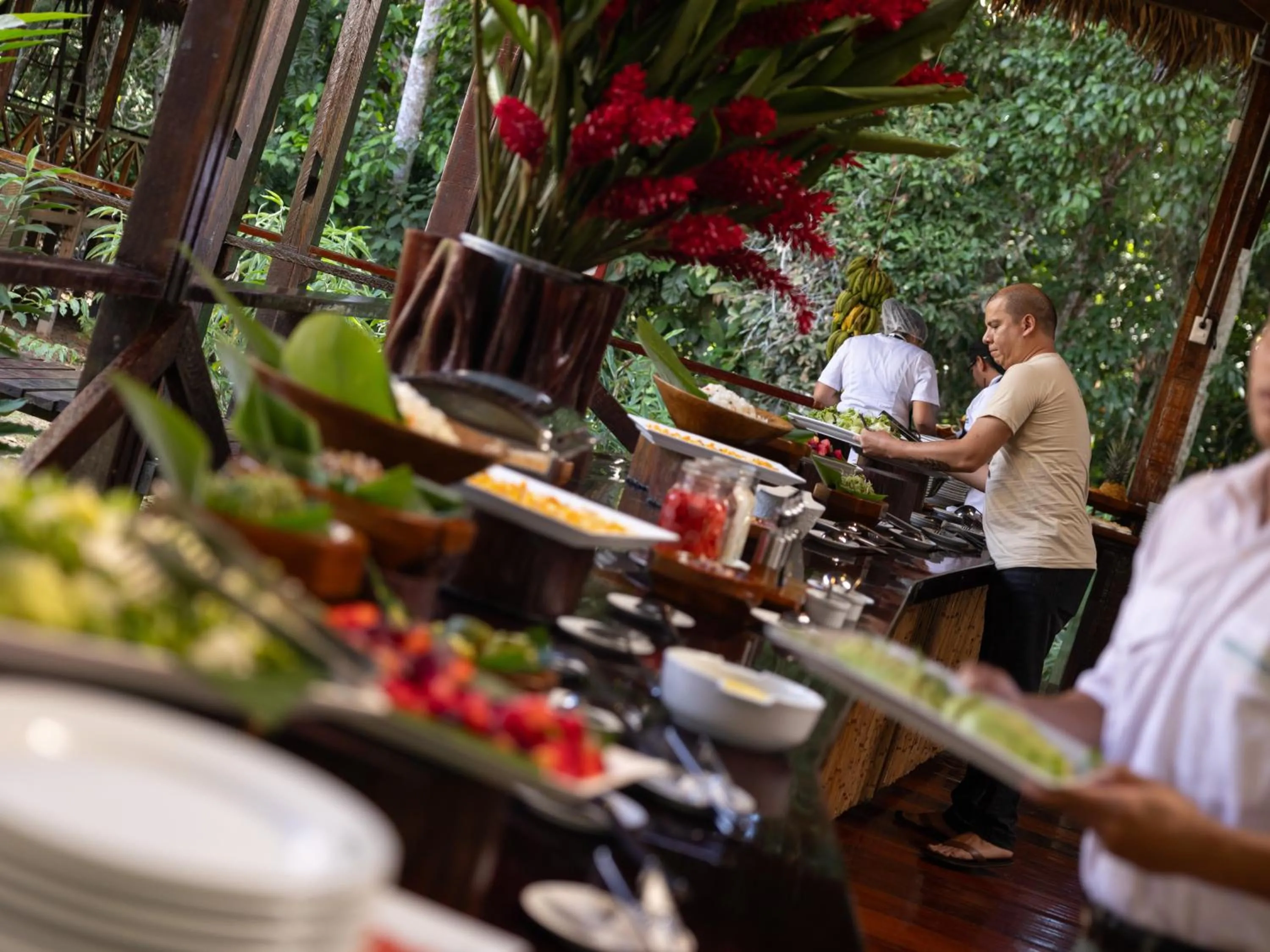 Food and drinks in Refugio Amazonas Lodge