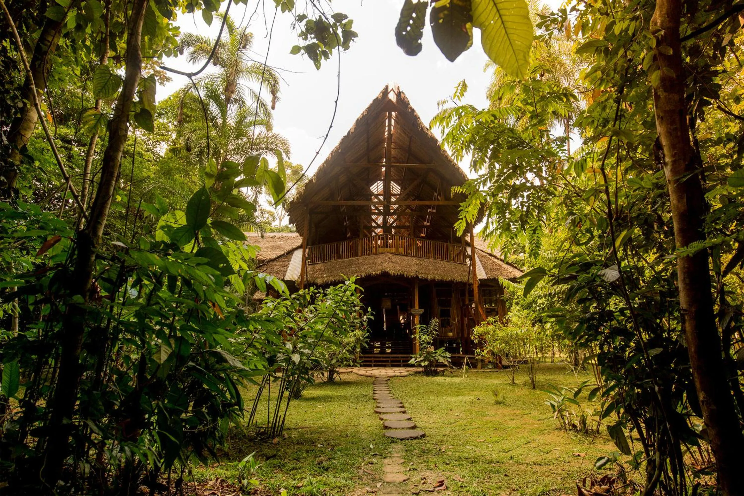 Facade/entrance in Refugio Amazonas Lodge