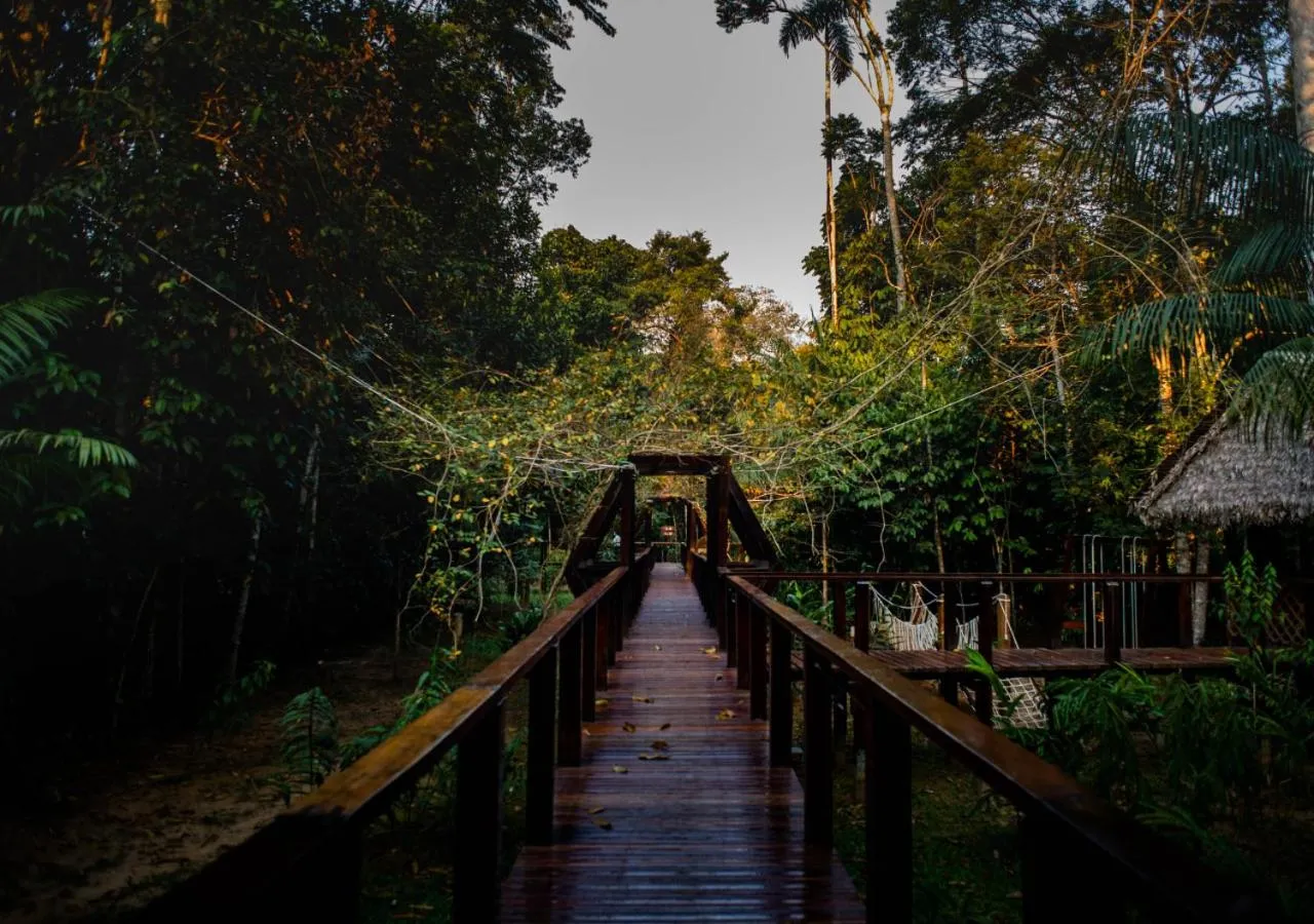 Property building in Refugio Amazonas Lodge