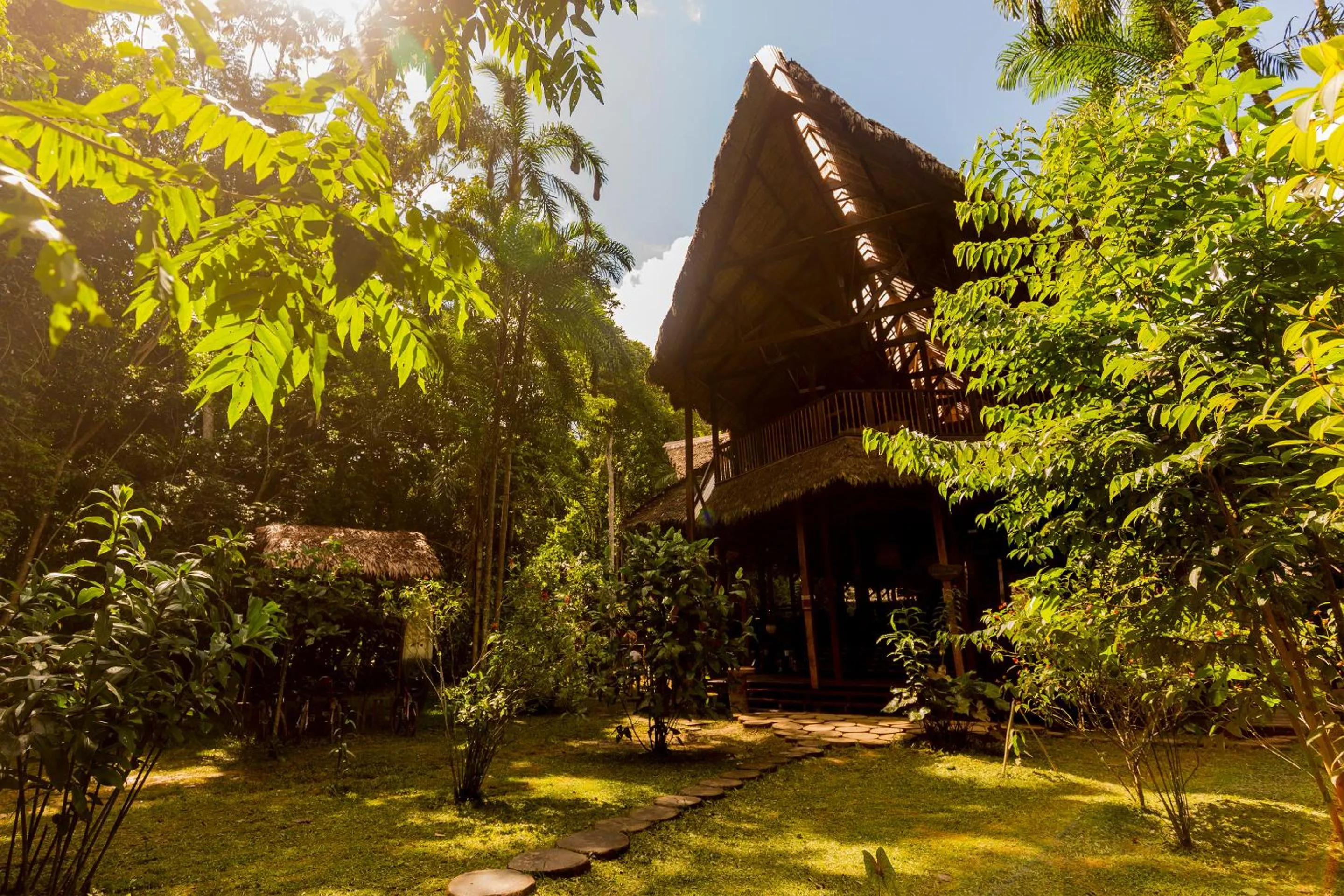 Facade/entrance in Refugio Amazonas Lodge