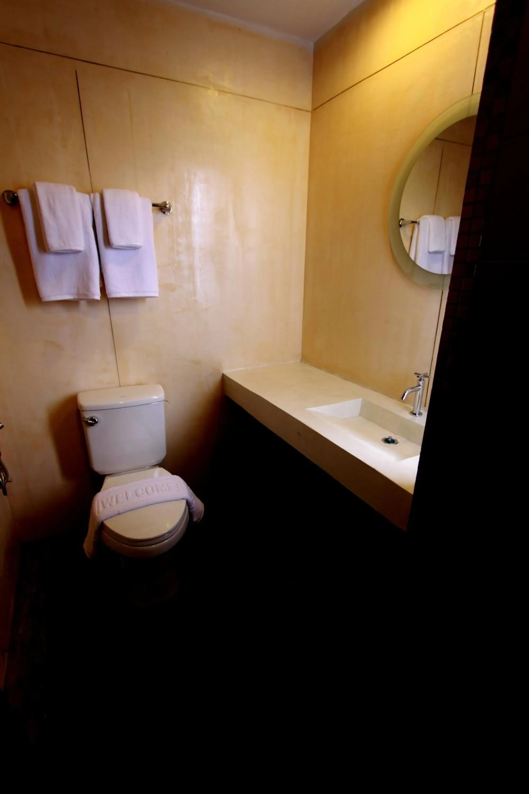 Bathroom in Bearing 26 Hotel