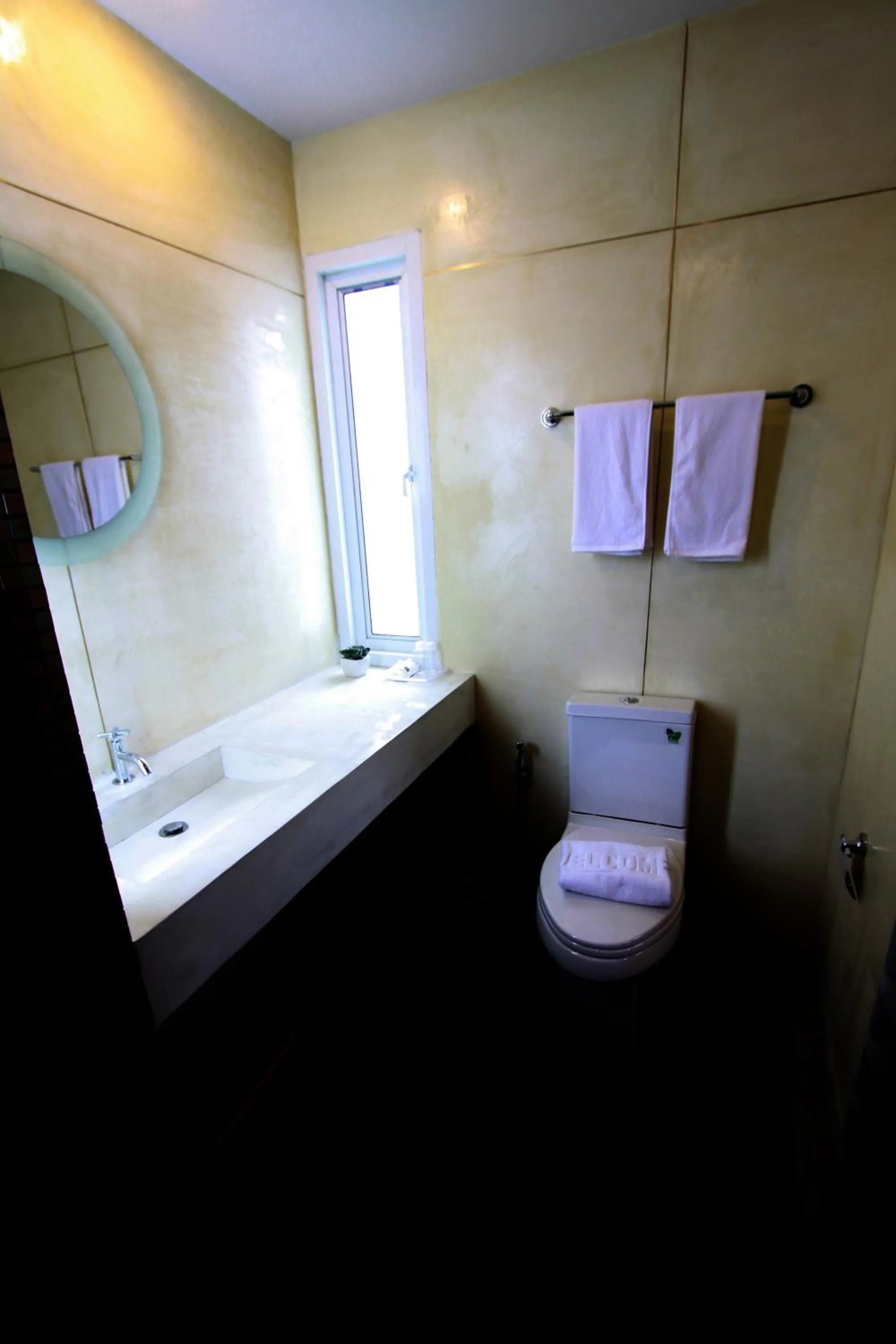 Bathroom in Bearing 26 Hotel