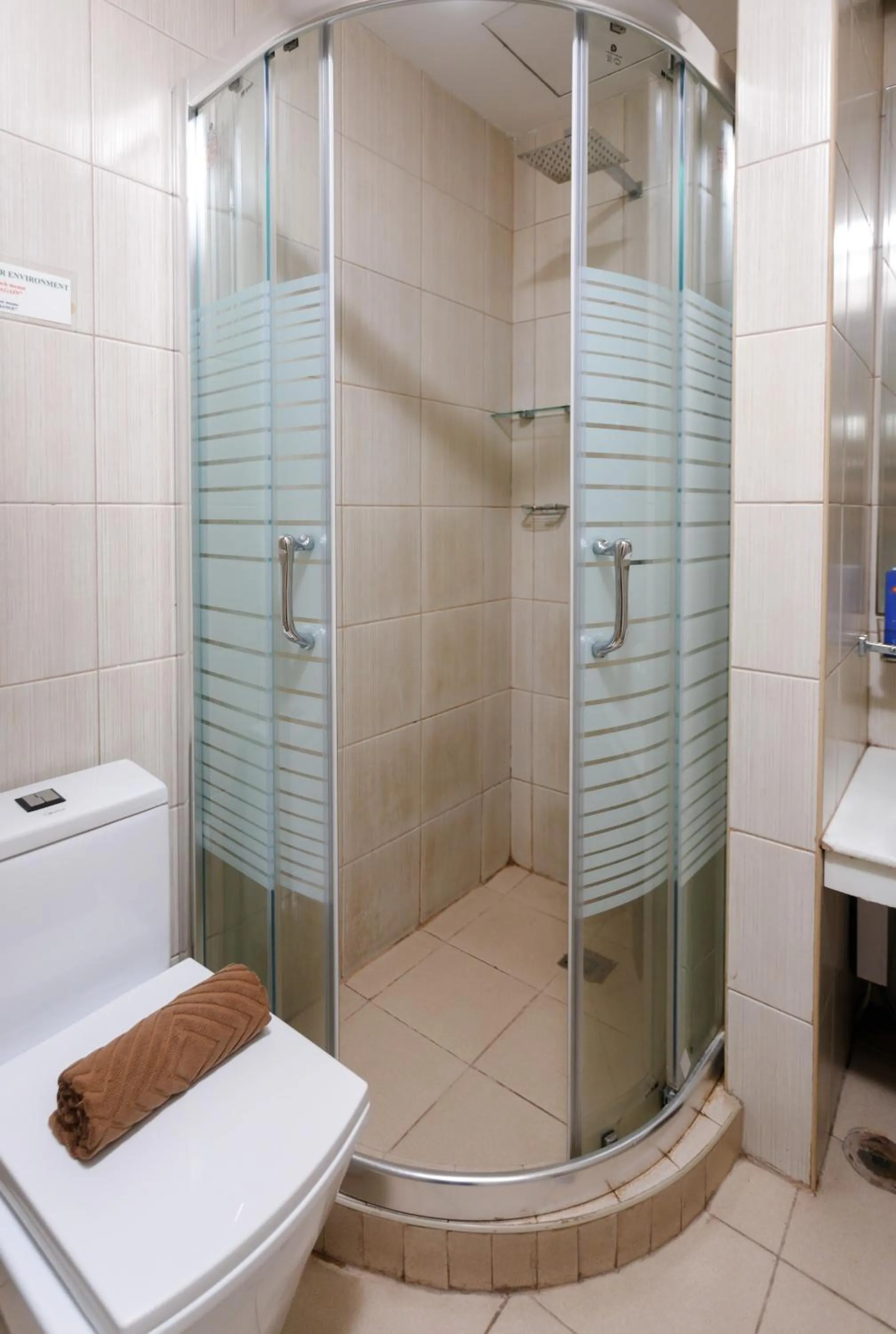 Shower in Regency Grand Suites