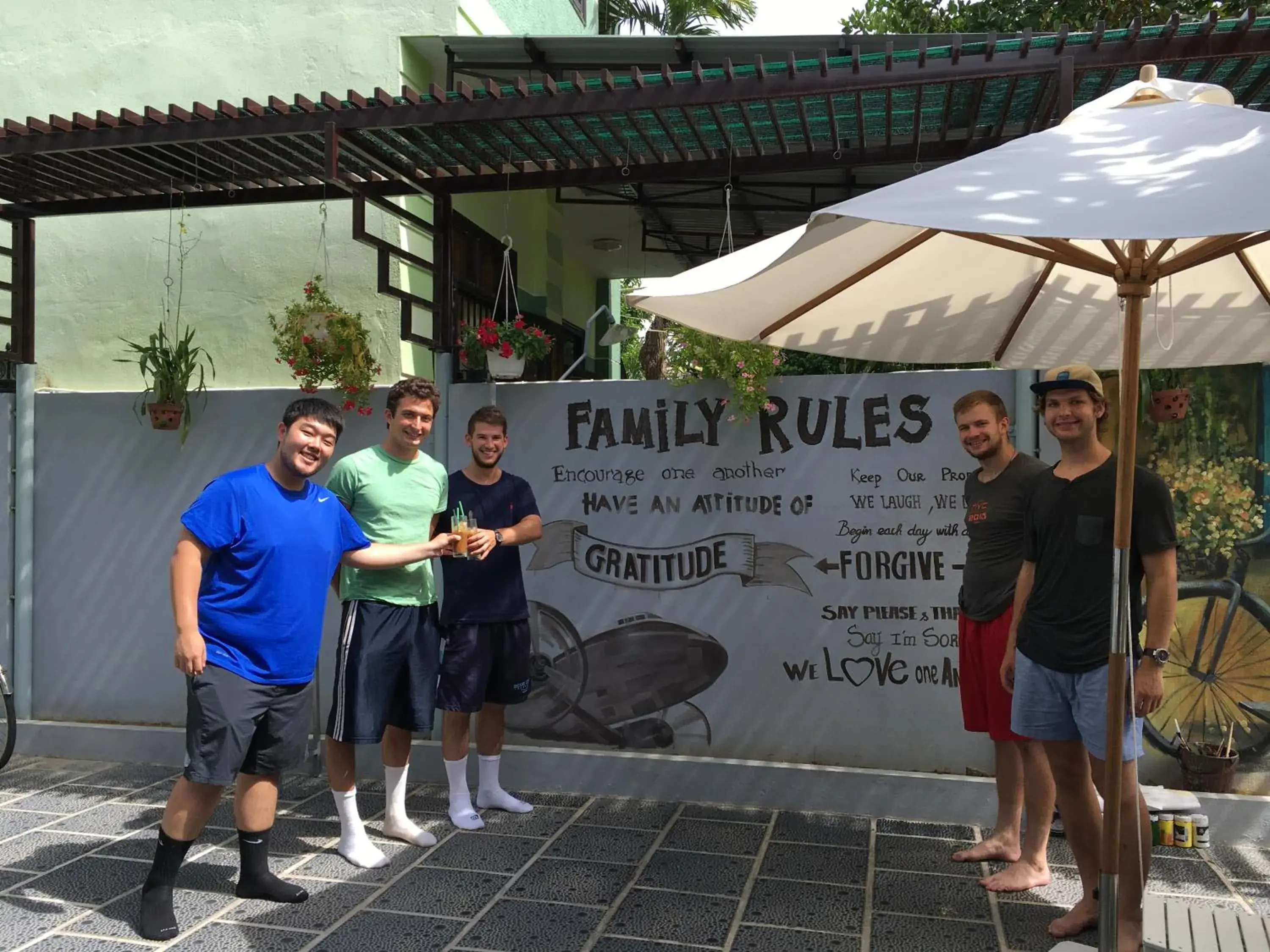 Property building in Blue Clouds Homestay Property building in Blue Clouds Homestay