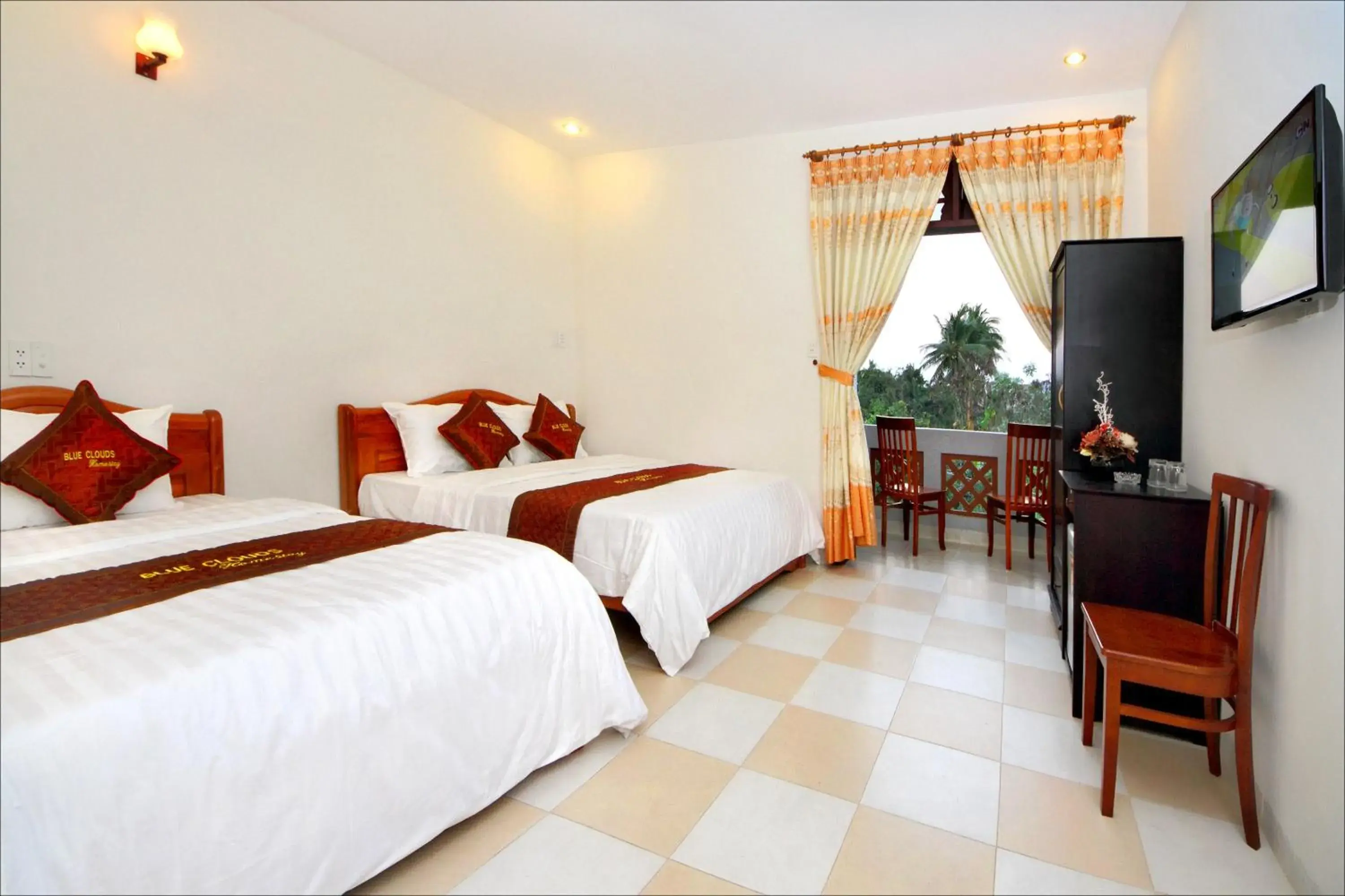 Bed in Blue Clouds Homestay Bed in Blue Clouds Homestay