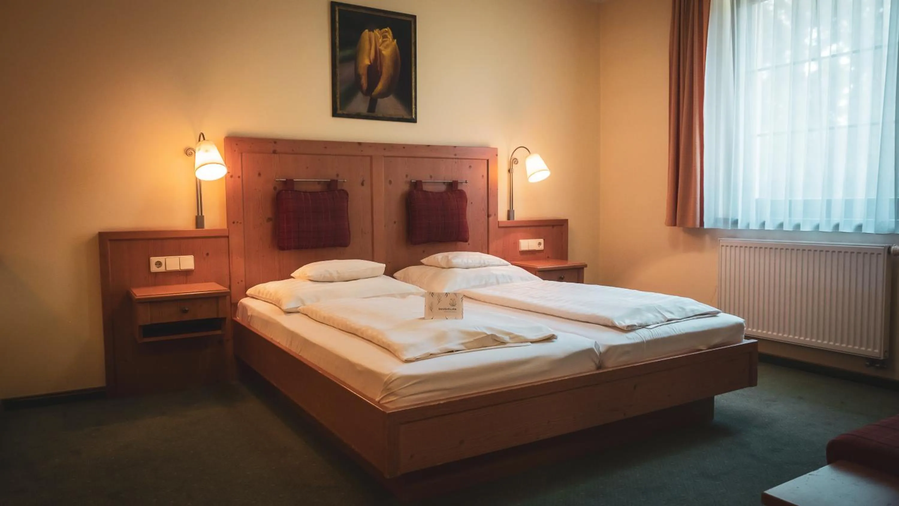 Bed in Hétkúti Wellness Hotel