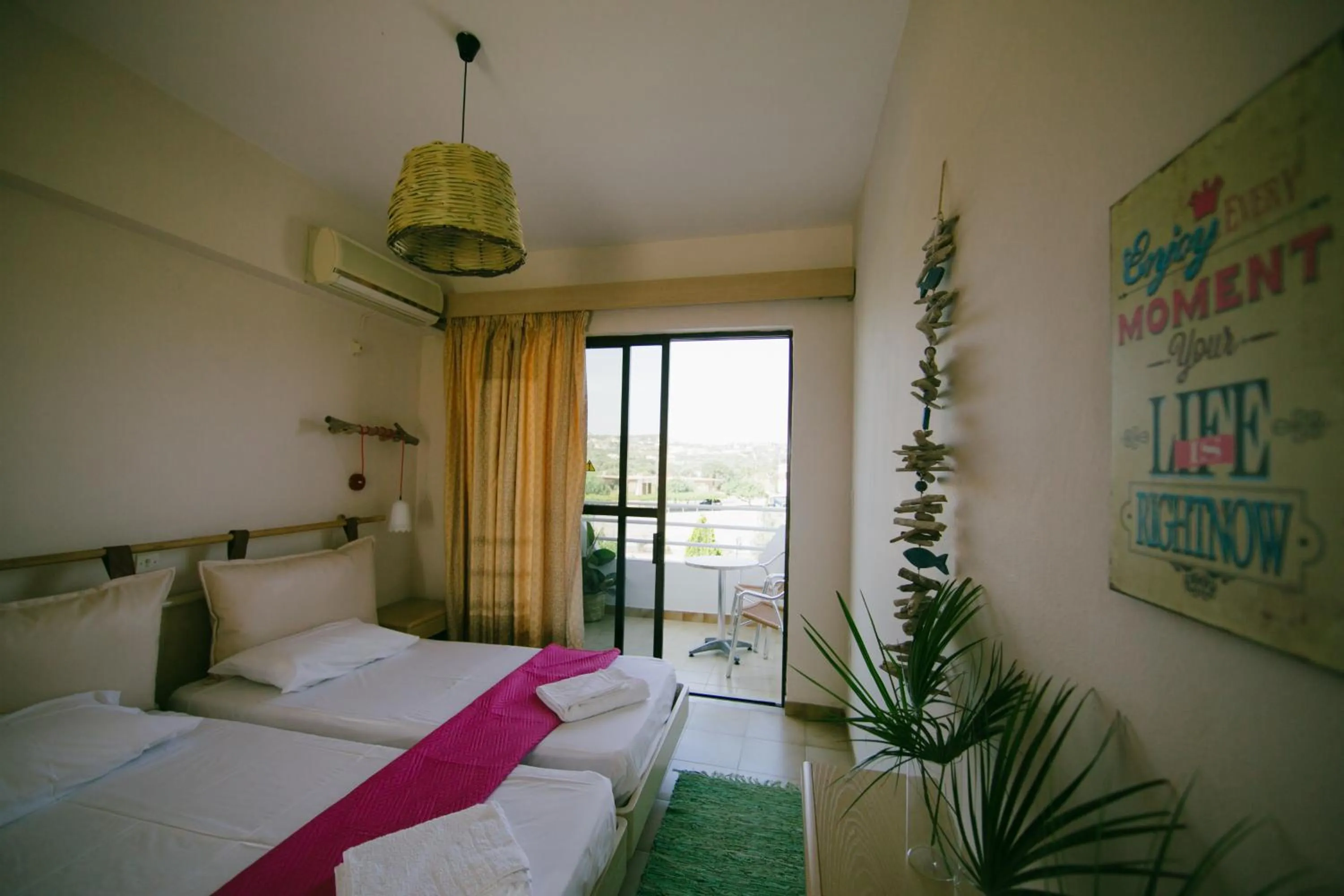 Balcony/Terrace, Bed in Gorgona Studios