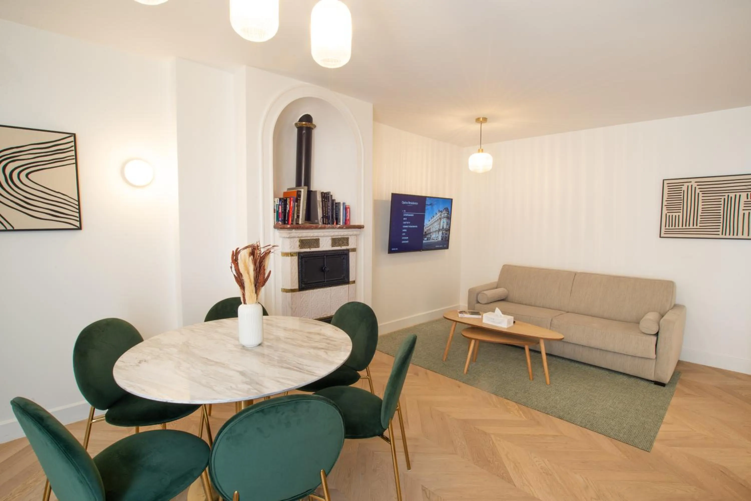 Living room in Quartier Libre Madeleine