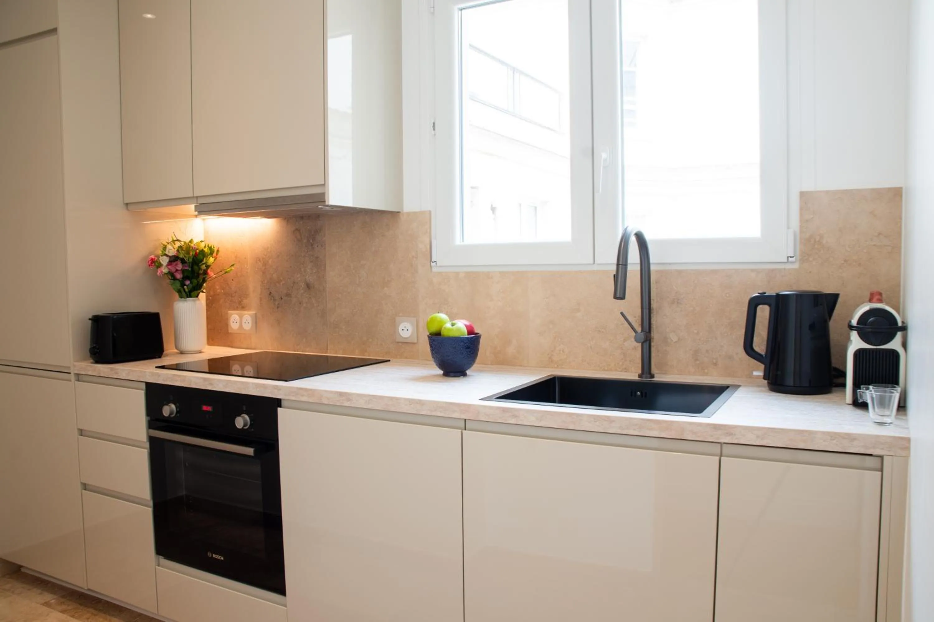 kitchen in Quartier Libre Madeleine