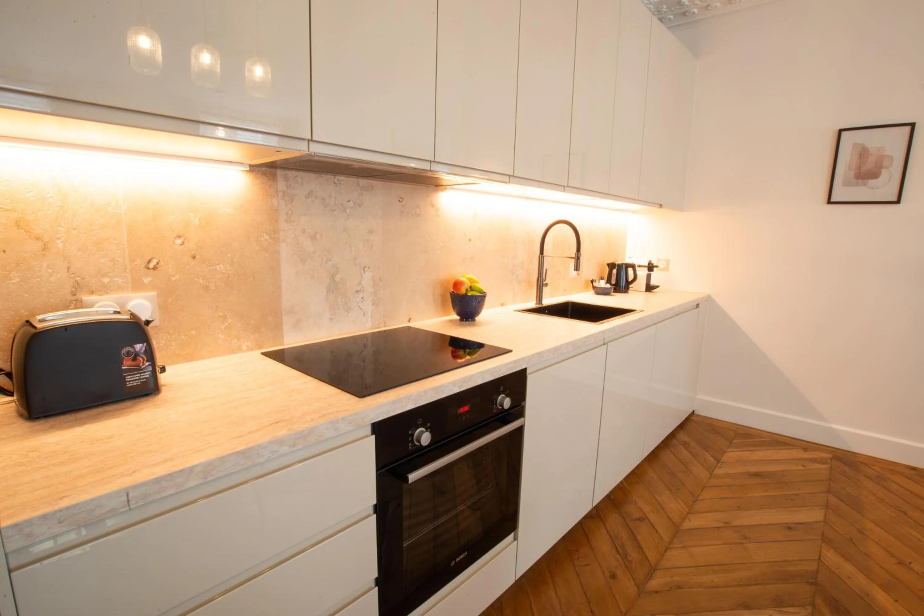 kitchen in Quartier Libre Madeleine