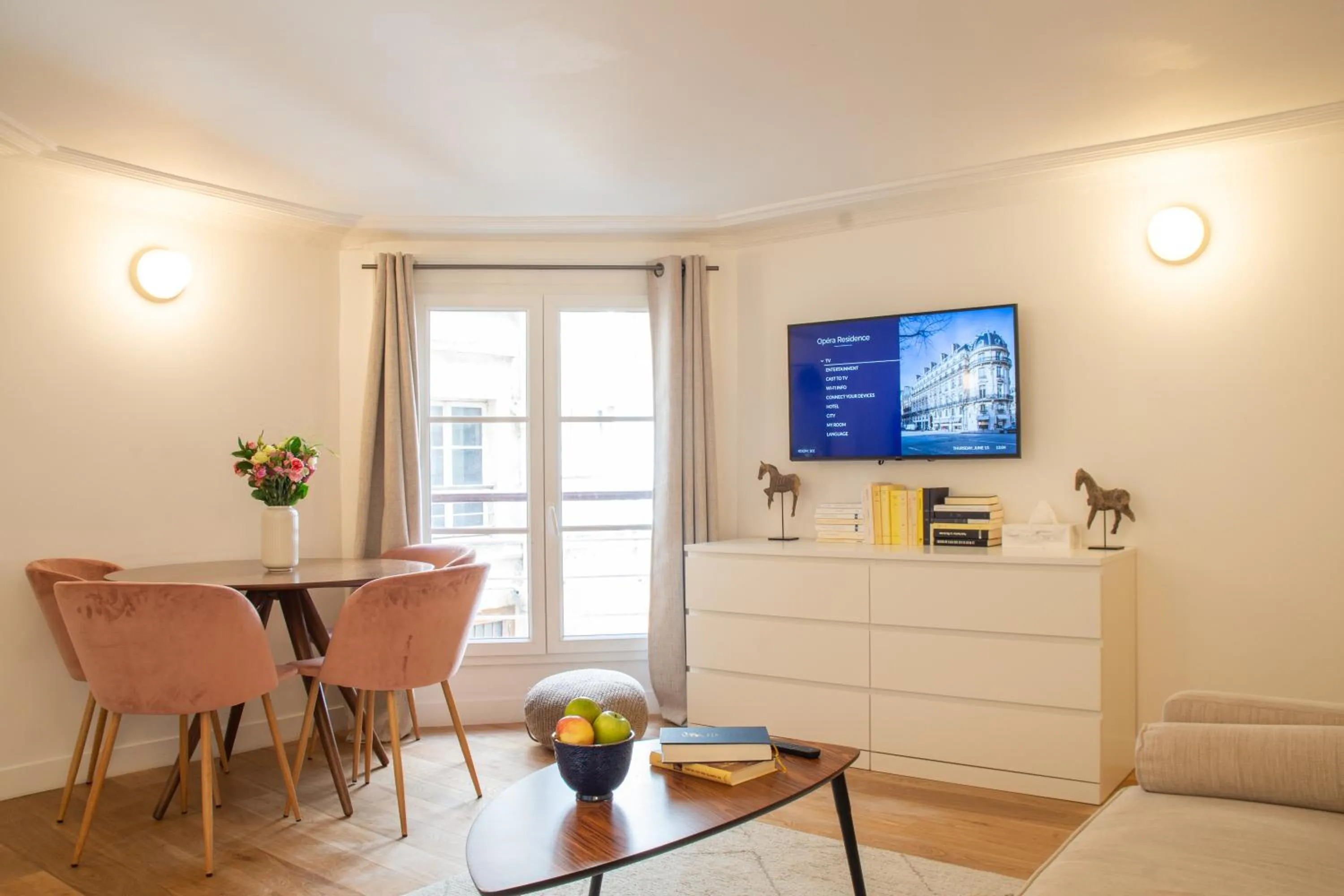 Living room in Quartier Libre Madeleine