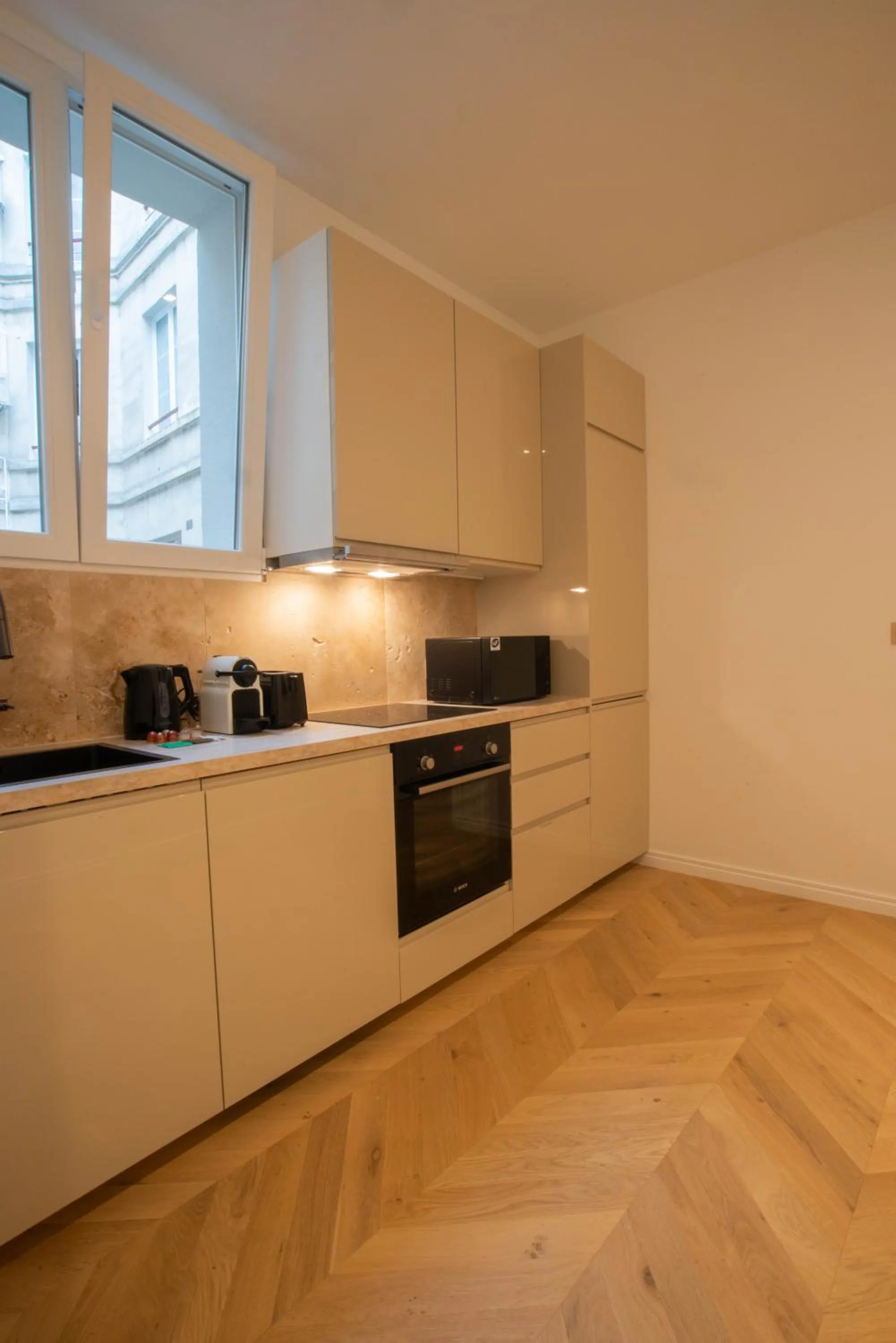 kitchen in Quartier Libre Madeleine