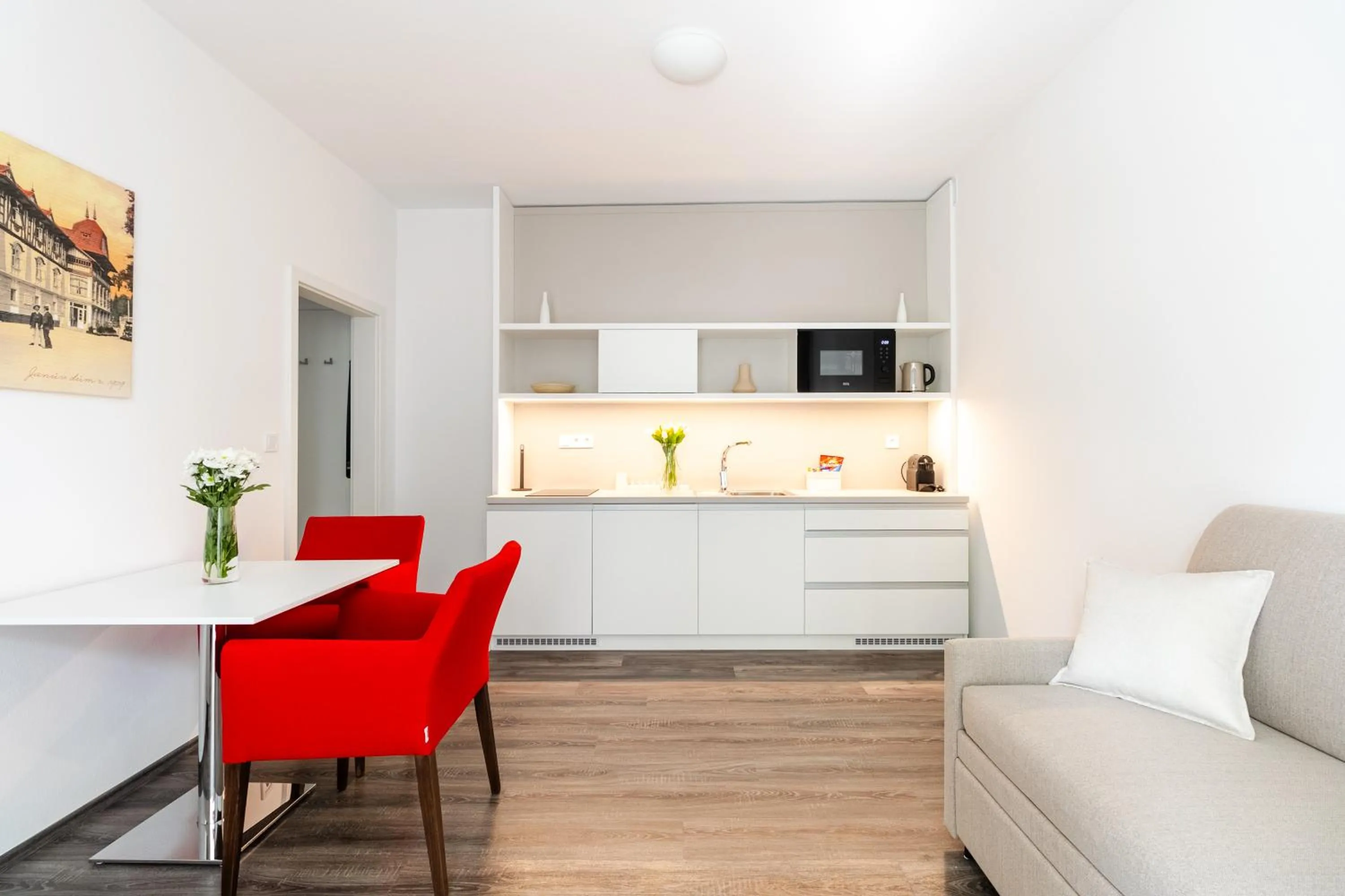 Kitchen or kitchenette in Hotel Vila Viola