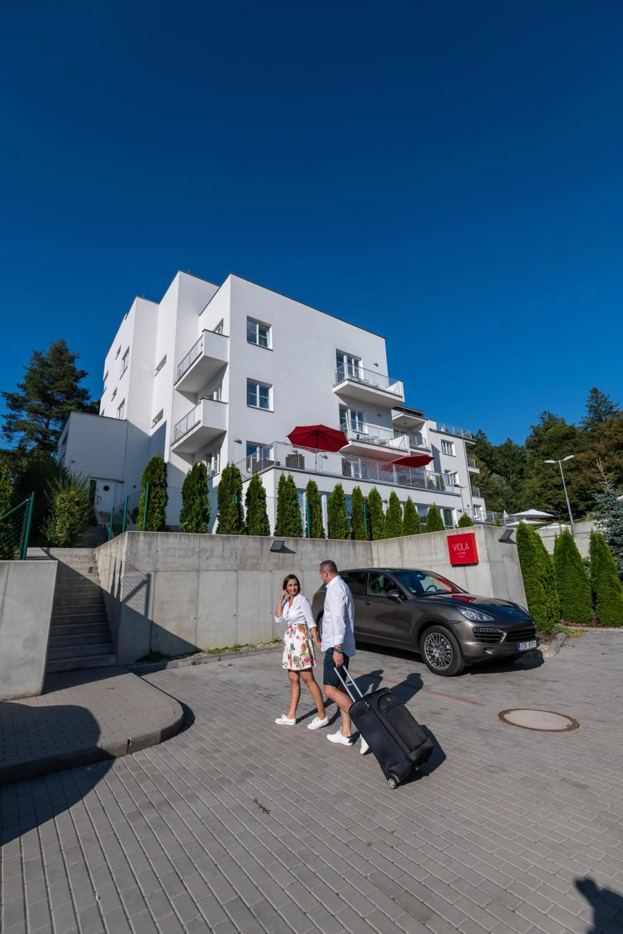 Property building in Hotel Vila Viola