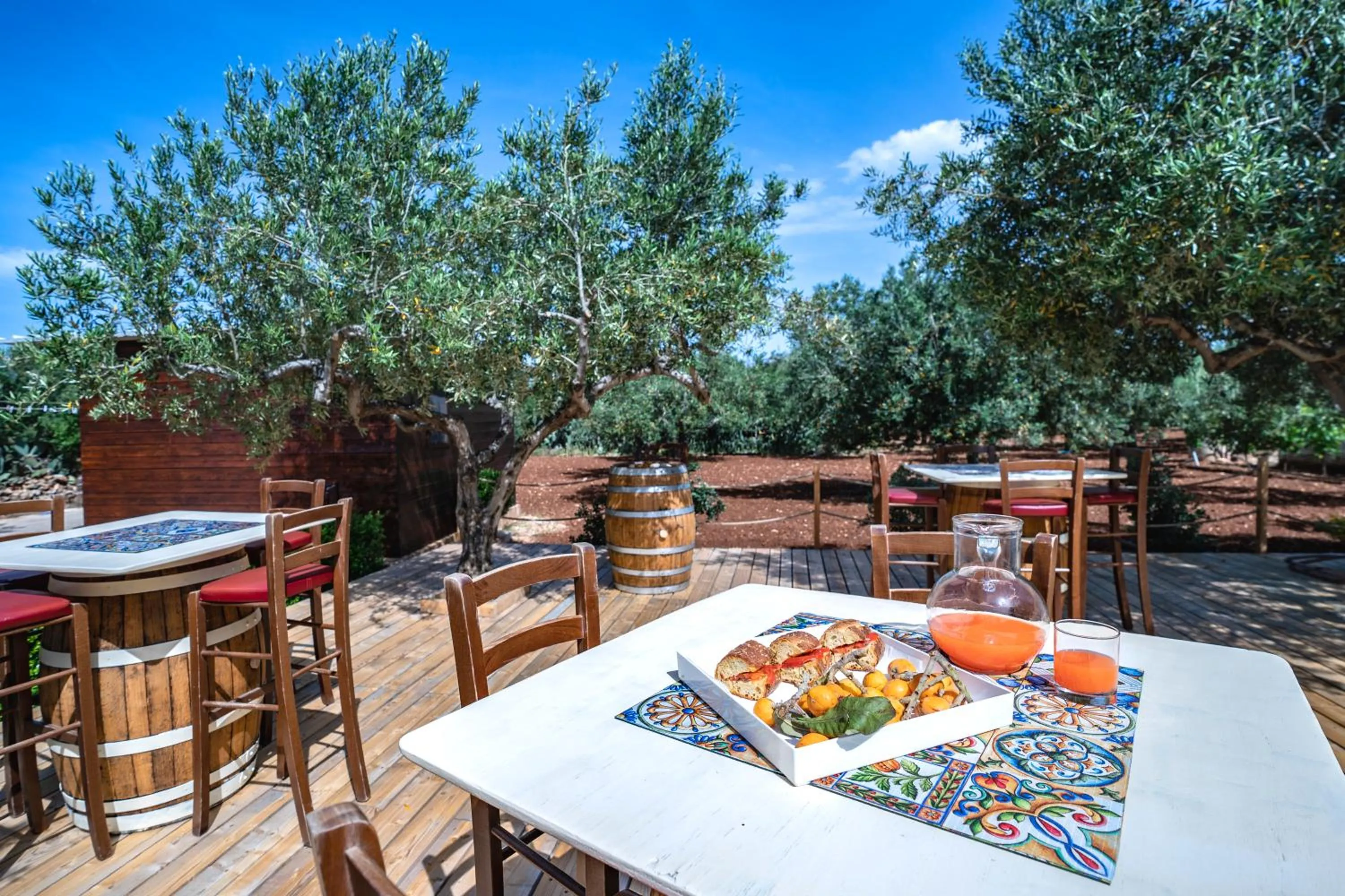 Garden in B&B Pietre Preziose