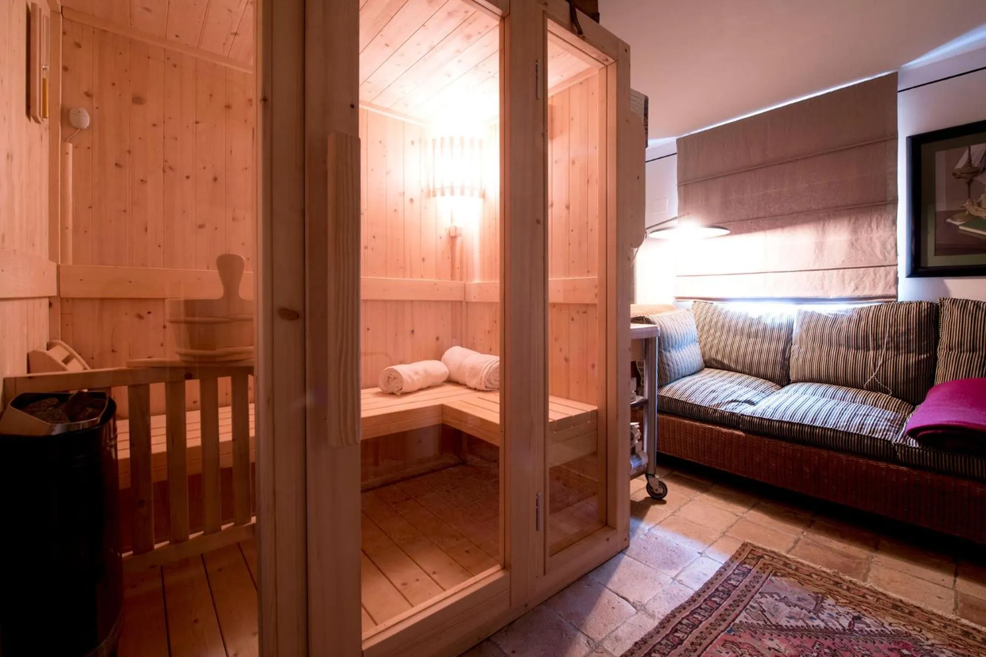 Sauna, Bed in Corte della Maestà Antica Residenza