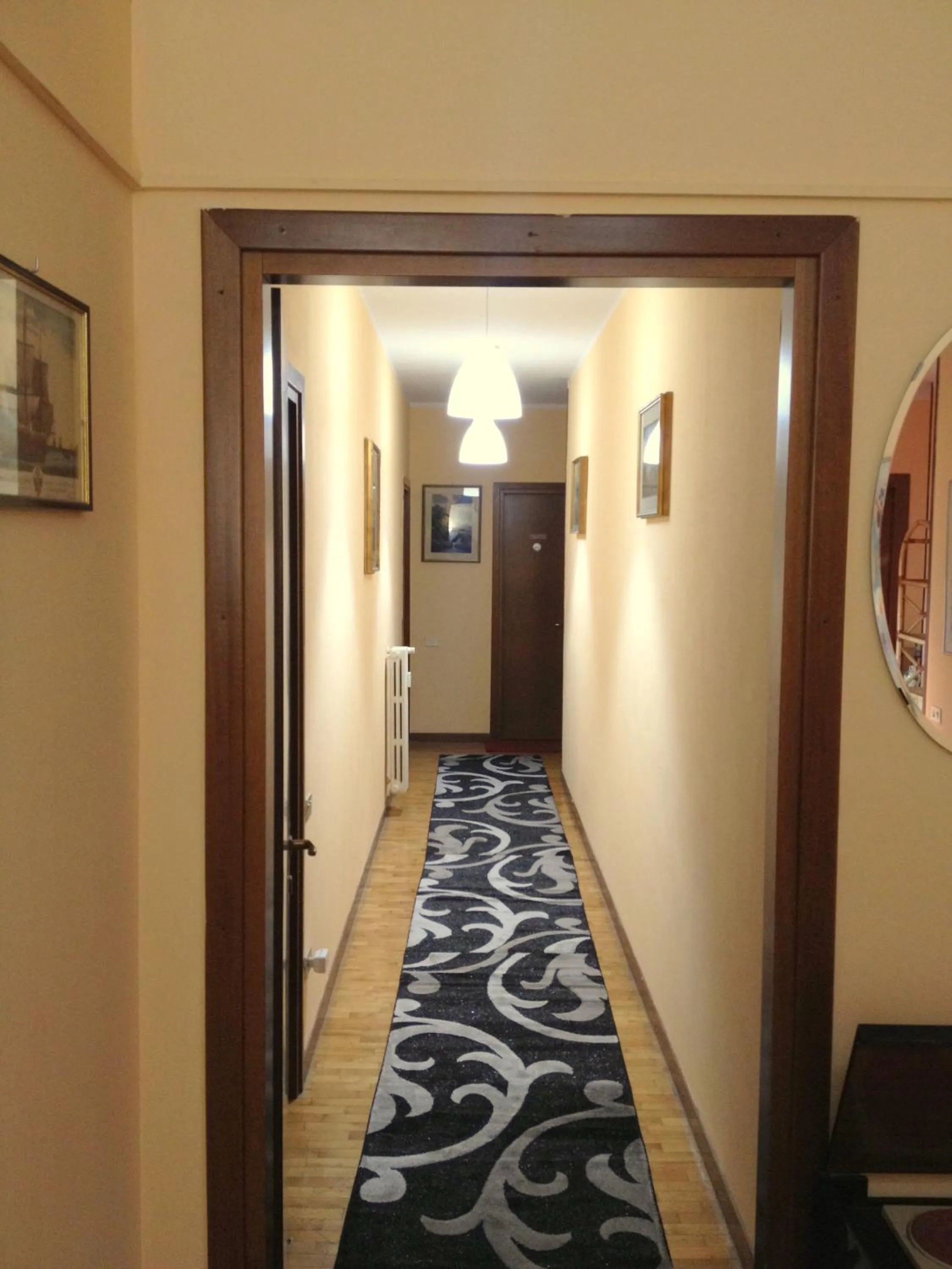 Decorative detail in Star Hostel San Siro Fiera