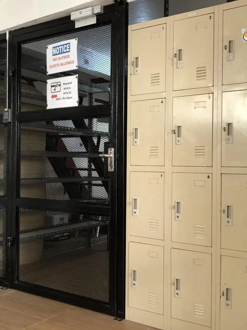 Facade/entrance in PLOY Hostel