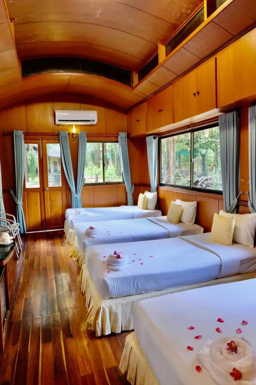 Bed in Kirirom Hillside Resort