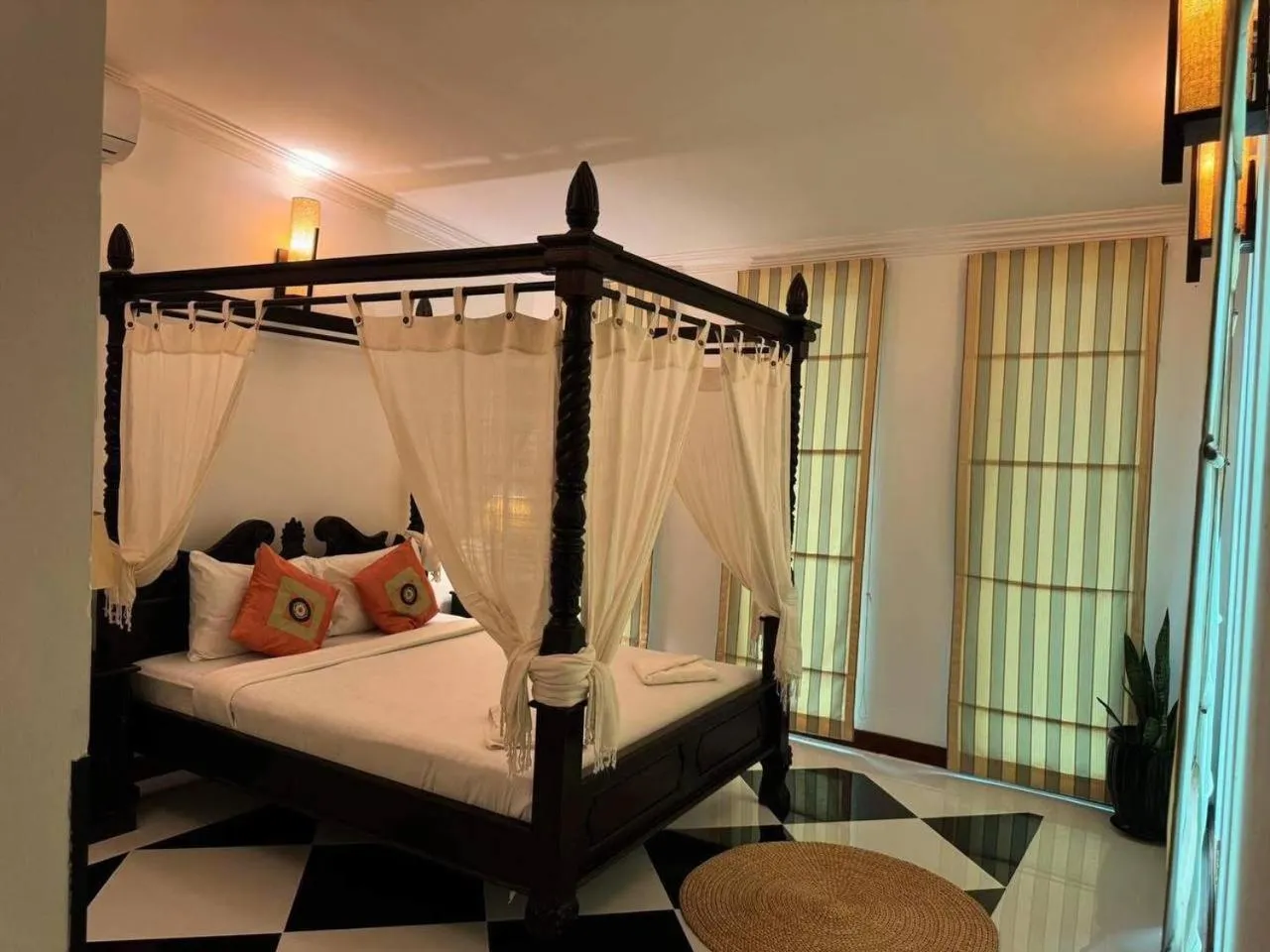 Bed in Kirirom Hillside Resort