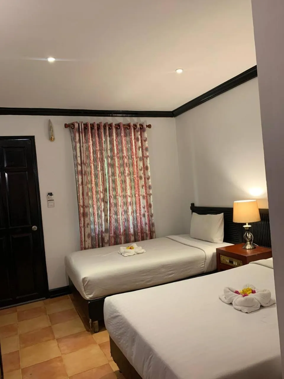 Bed in Kirirom Hillside Resort