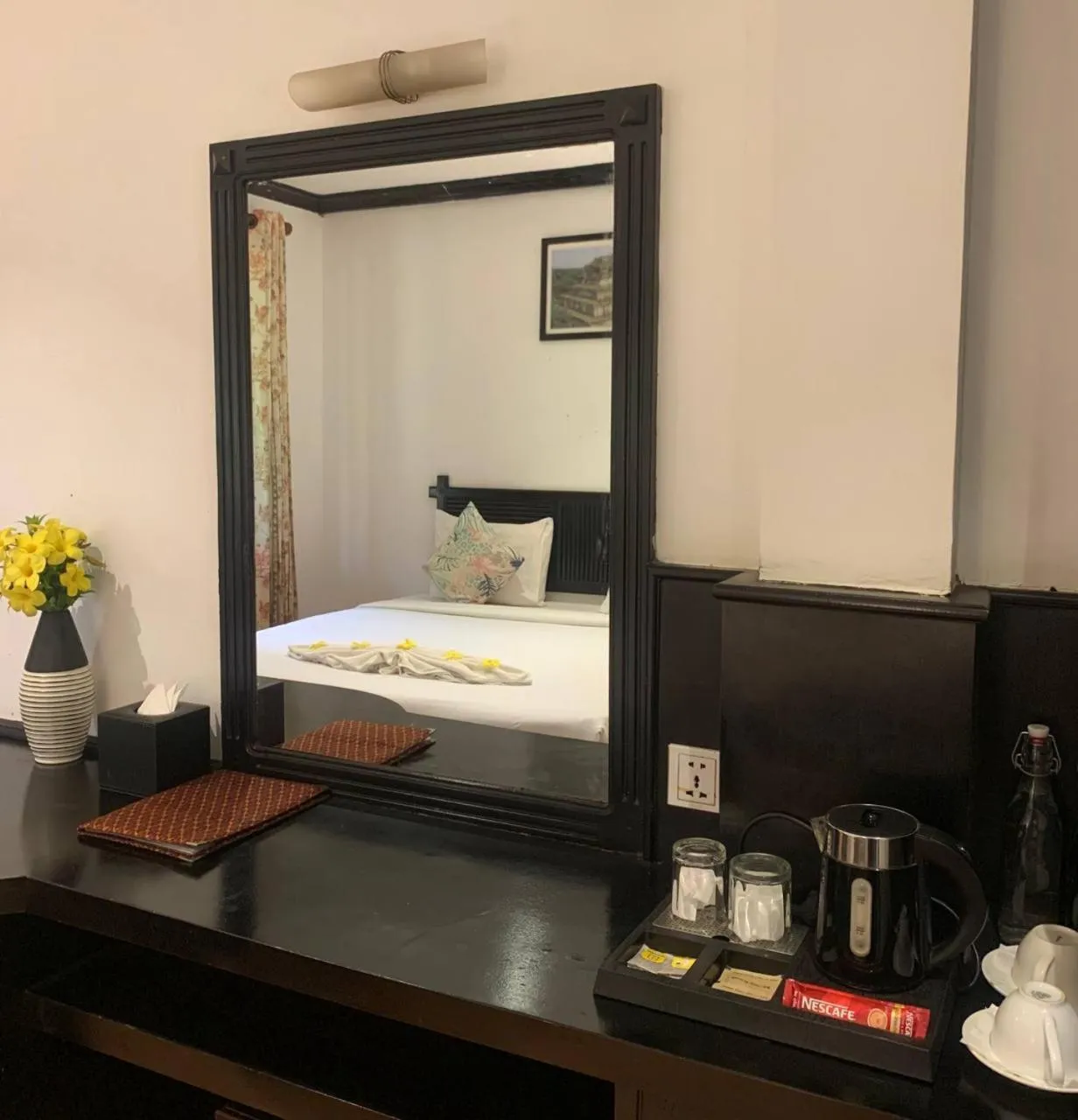 Bed in Kirirom Hillside Resort