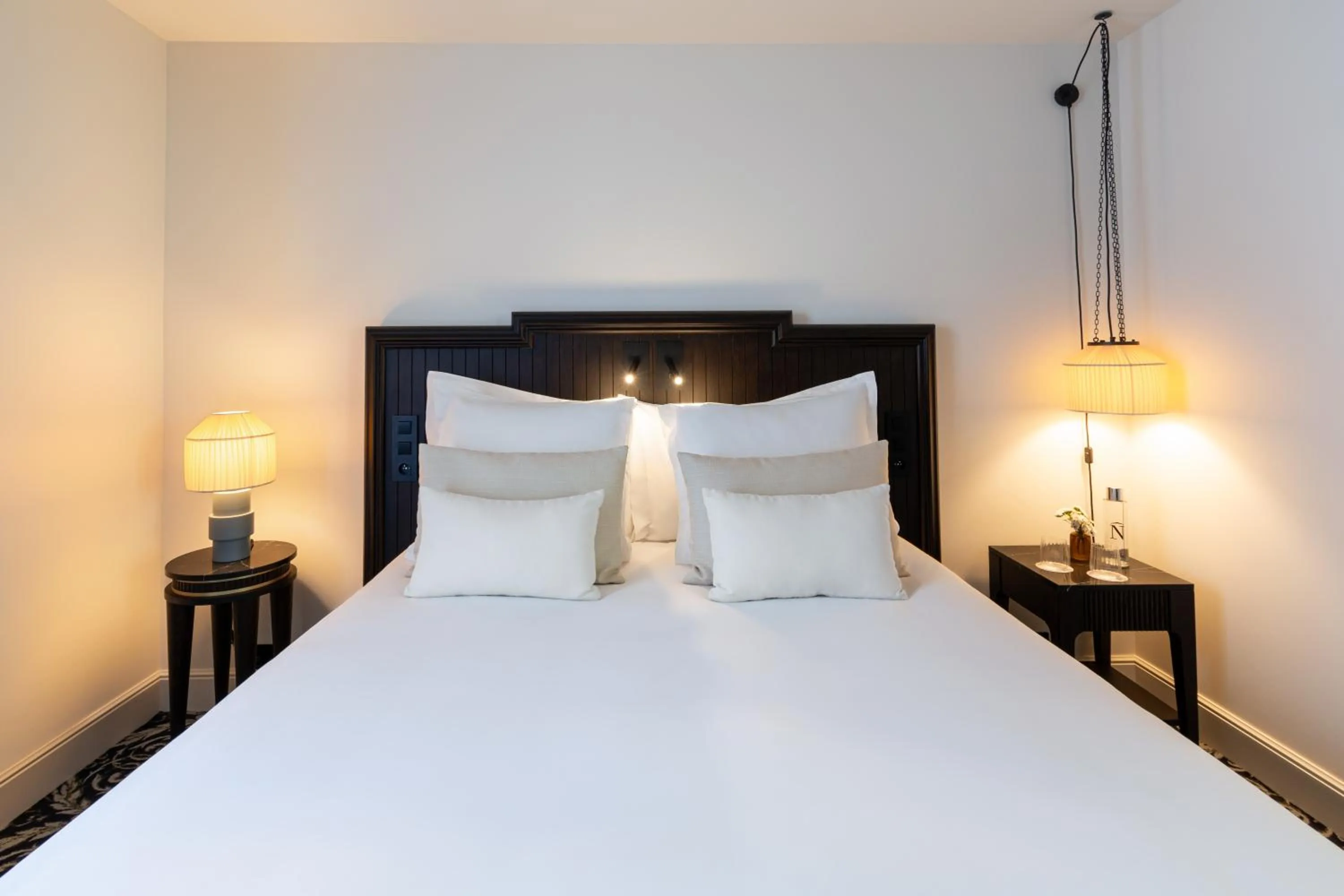 Bedroom, Bed in Hôtel & SPA Napoléon