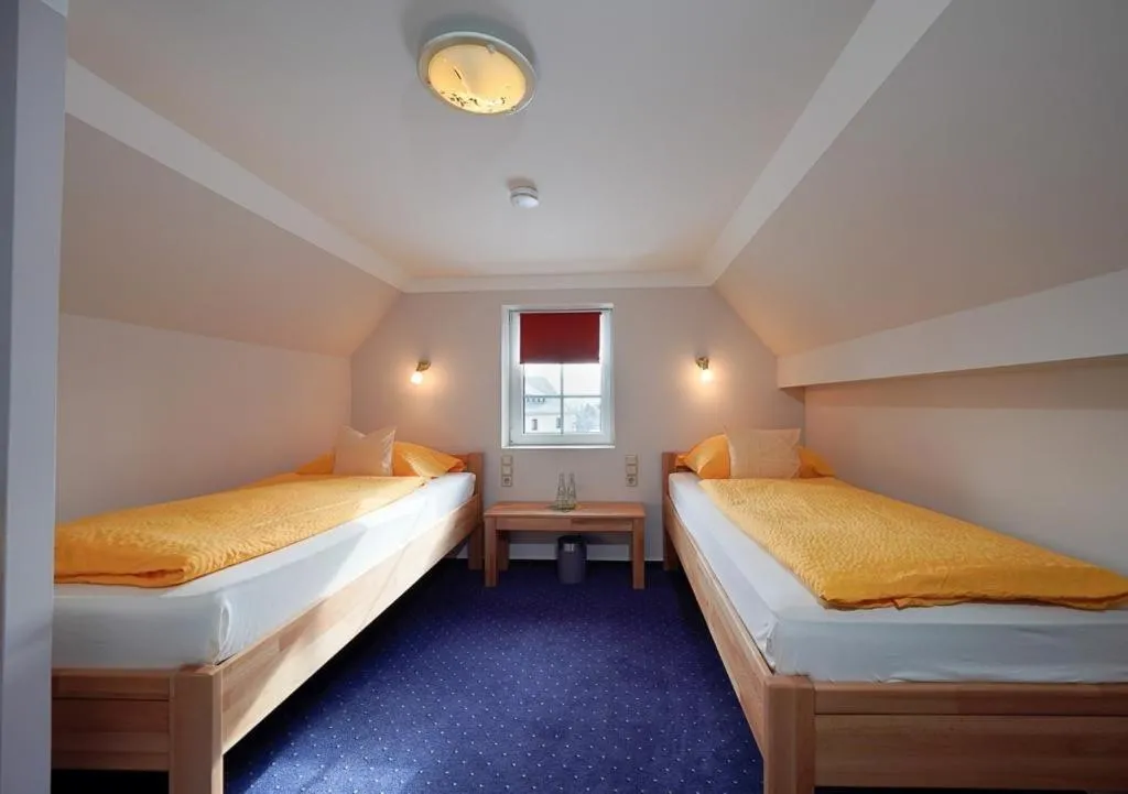 Photo of the whole room, Bed in Gästehaus Fuchshof