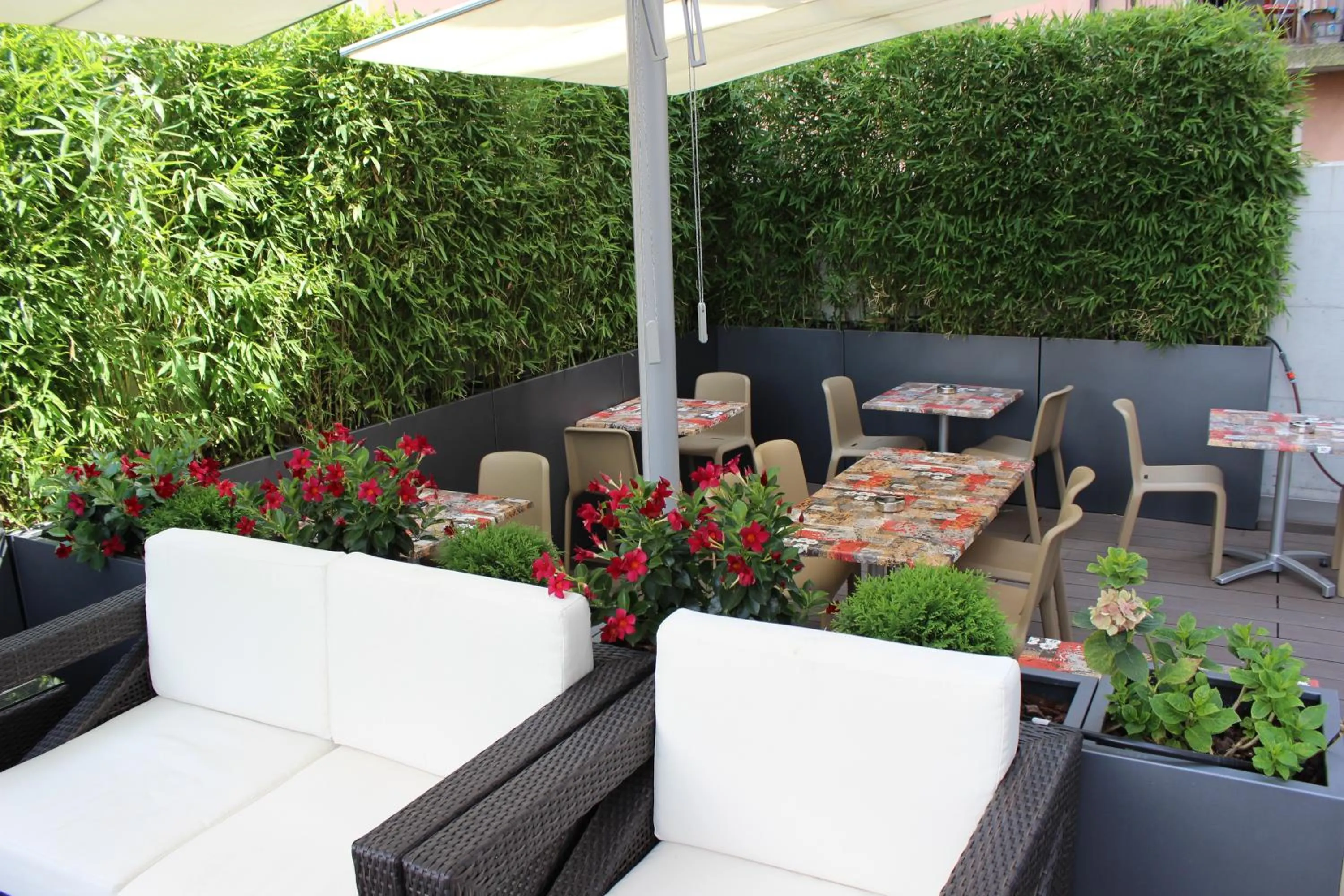 Balcony/Terrace in Hotel City Lugano