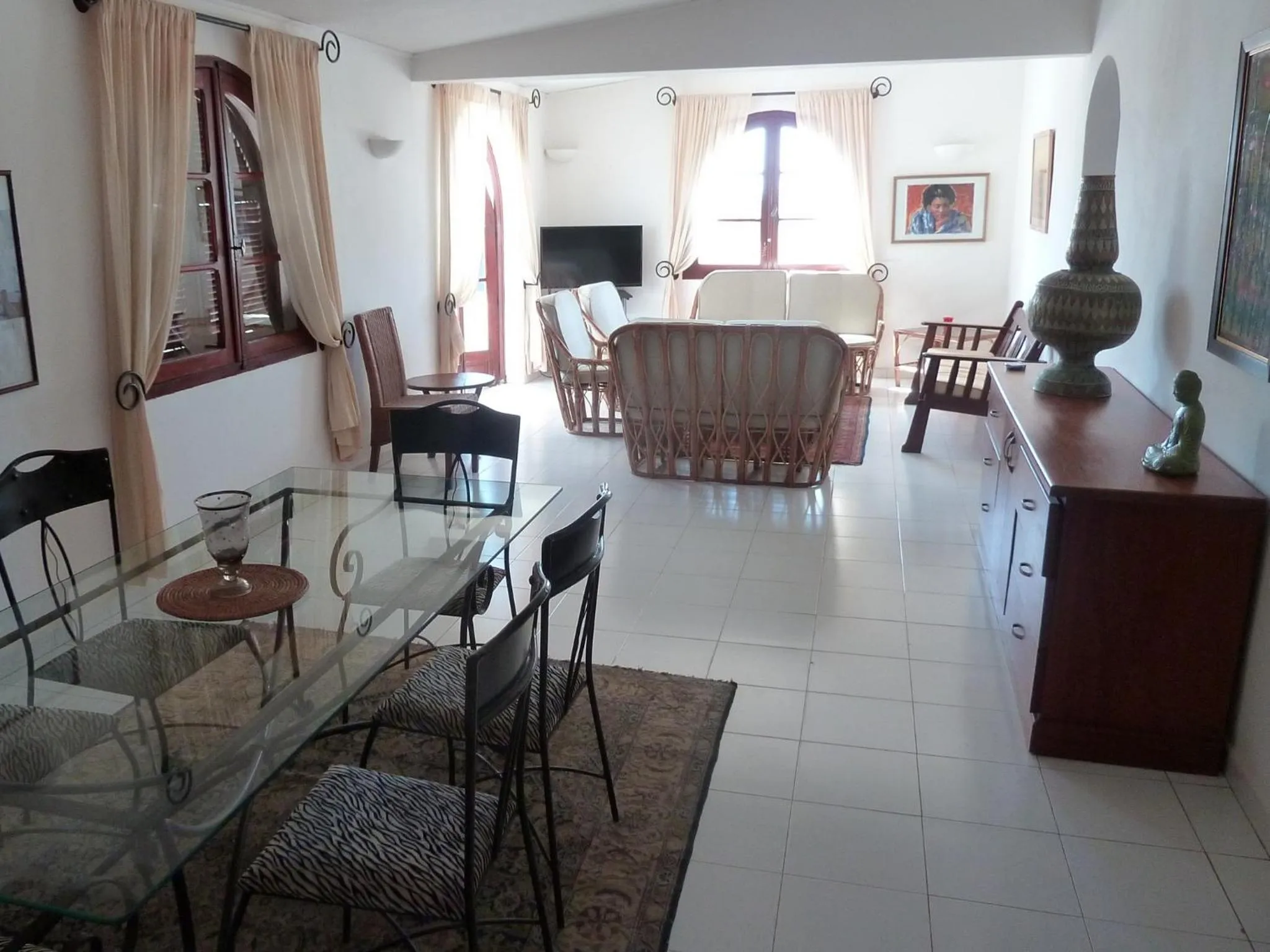 Living room in Hôtel La Résidence