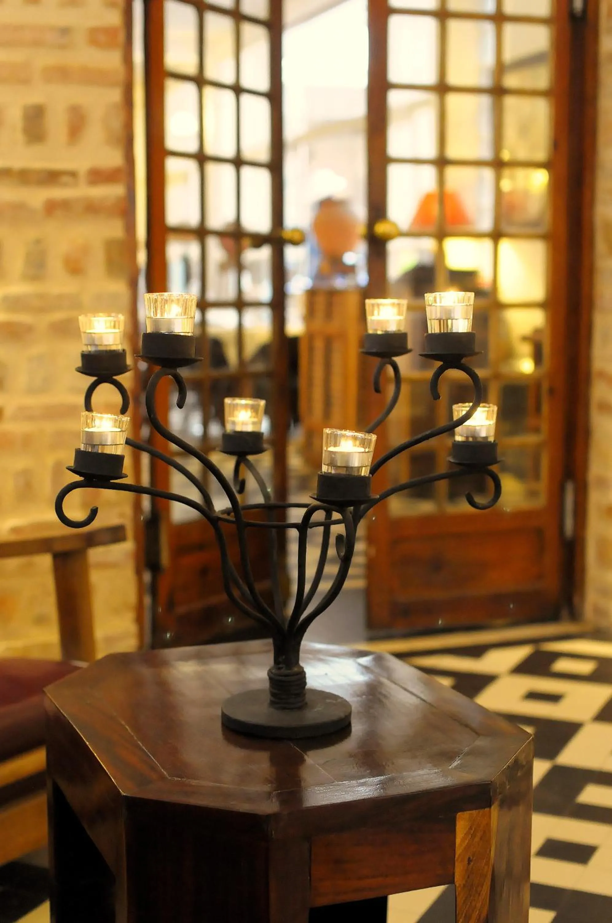 Decorative detail in Hôtel La Résidence